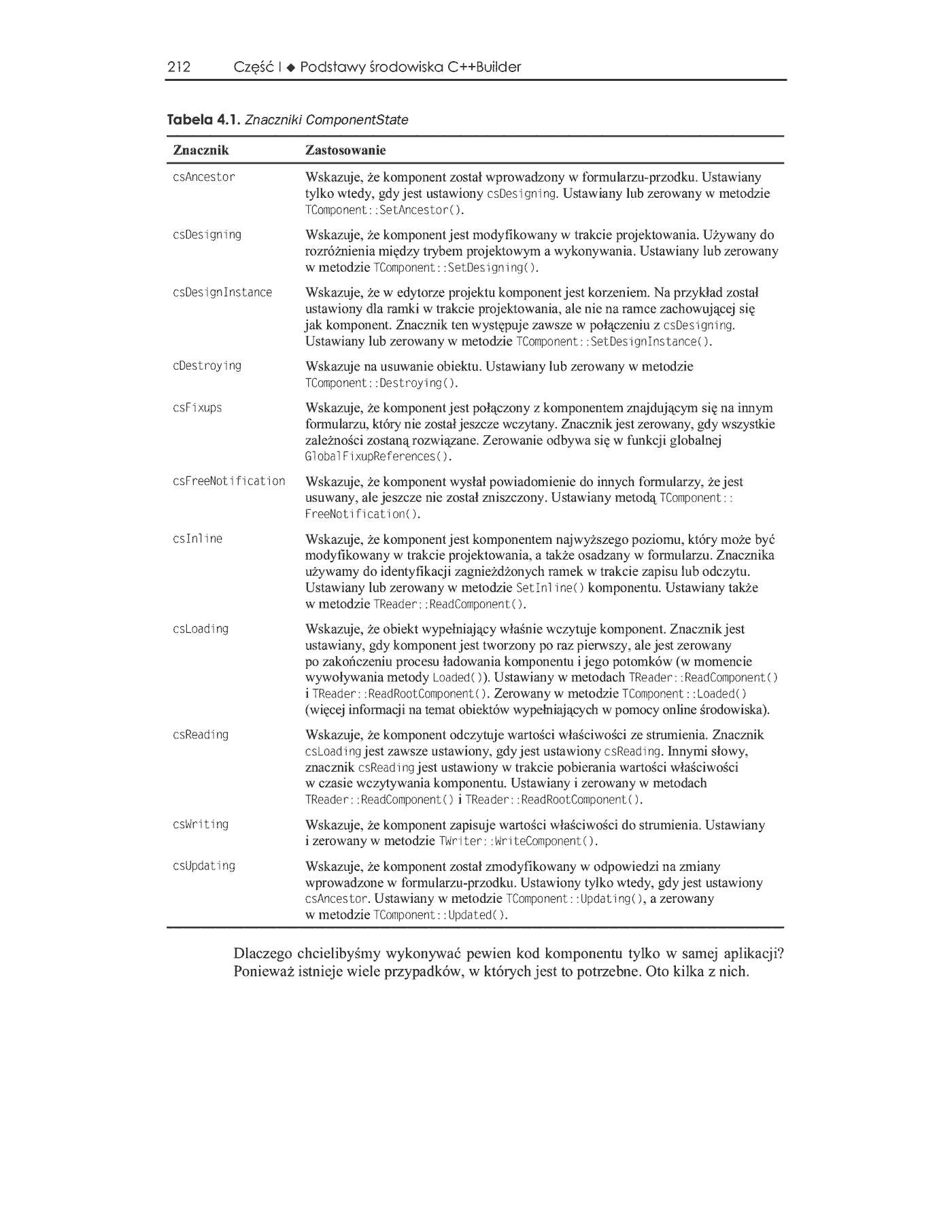 Fragment „C++ Builder 6. Vademecum profesjonalisty” — strona 43 z 100