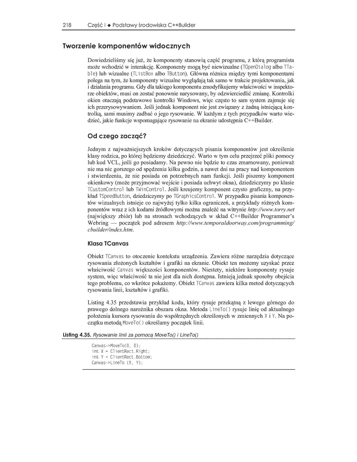 Fragment „C++ Builder 6. Vademecum profesjonalisty” — strona 49 z 100