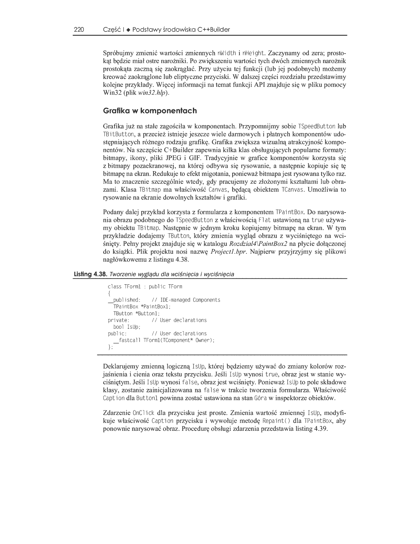 Fragment „C++ Builder 6. Vademecum profesjonalisty” — strona 51 z 100