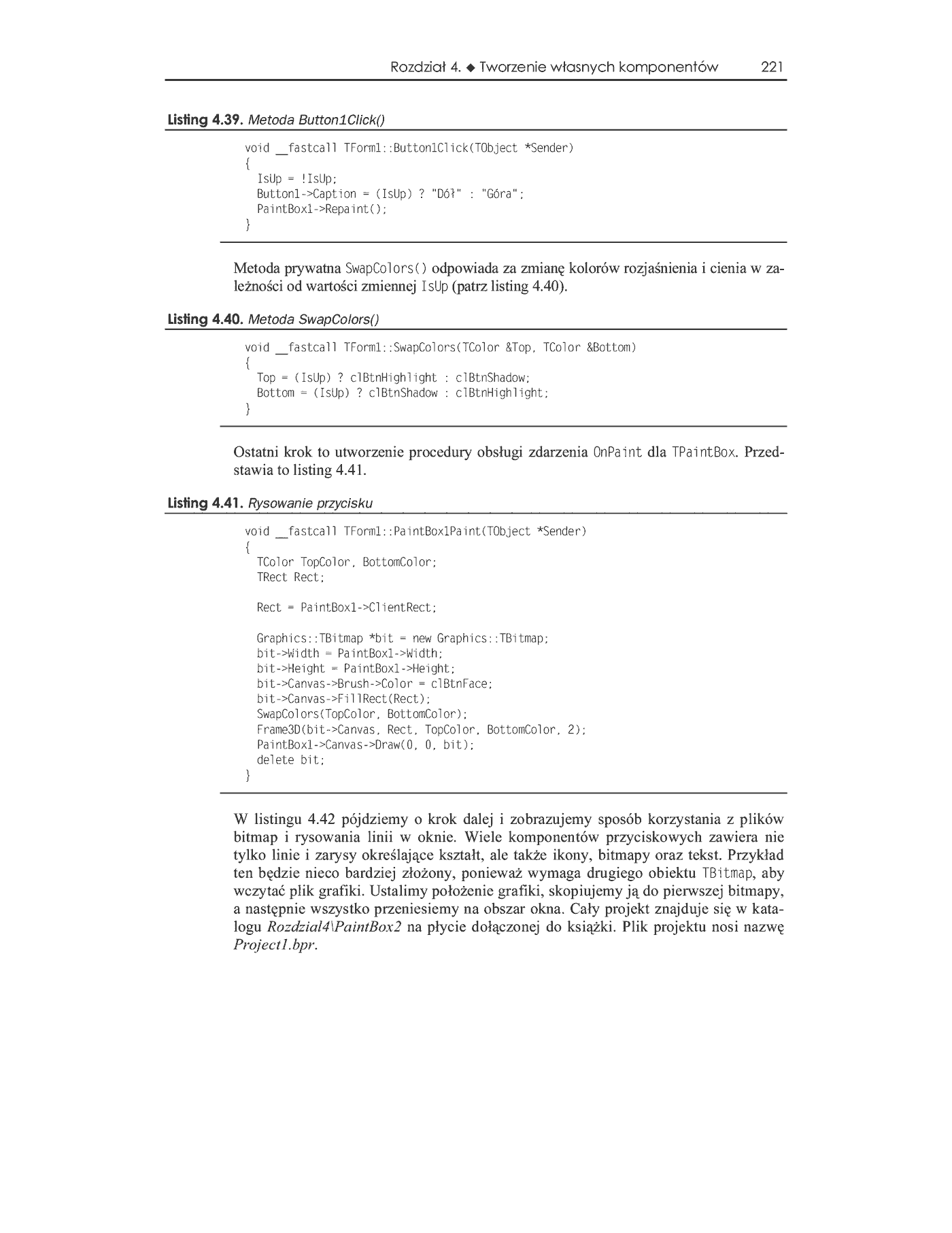 Fragment „C++ Builder 6. Vademecum profesjonalisty” — strona 52 z 100
