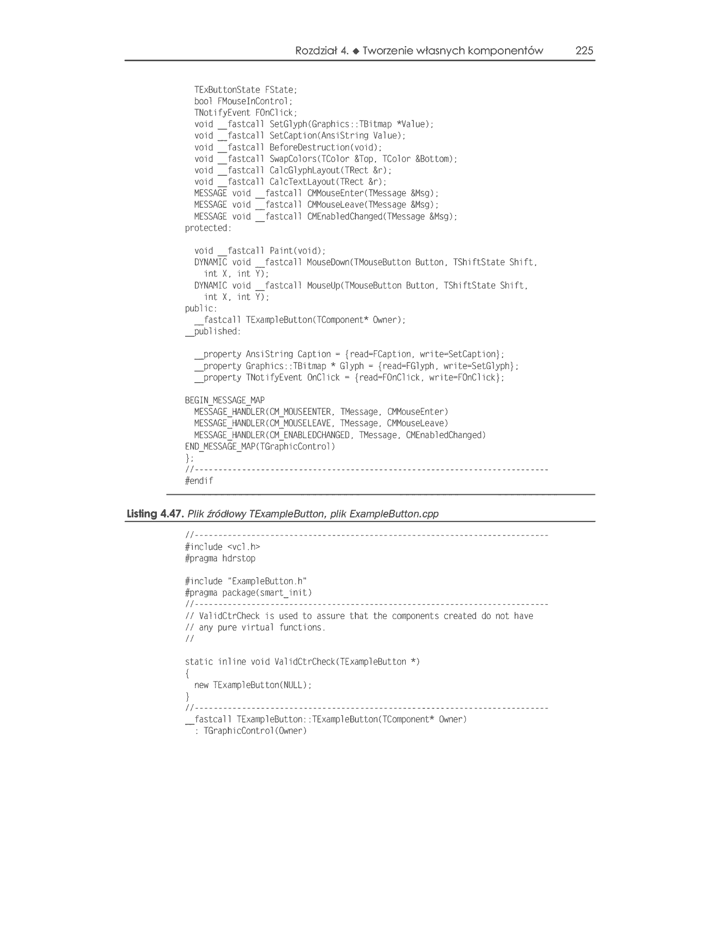 Fragment „C++ Builder 6. Vademecum profesjonalisty” — strona 56 z 100