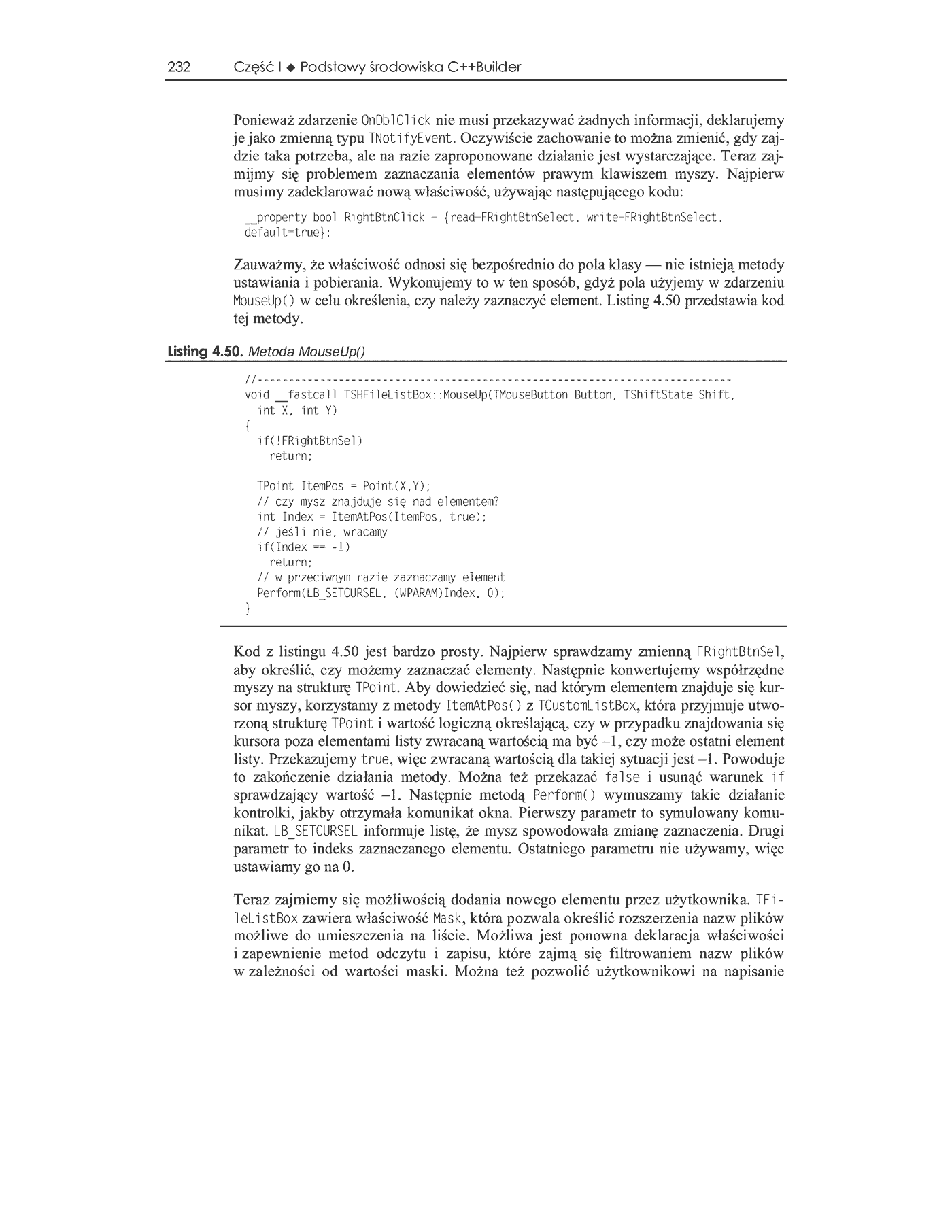 Fragment „C++ Builder 6. Vademecum profesjonalisty” — strona 63 z 100