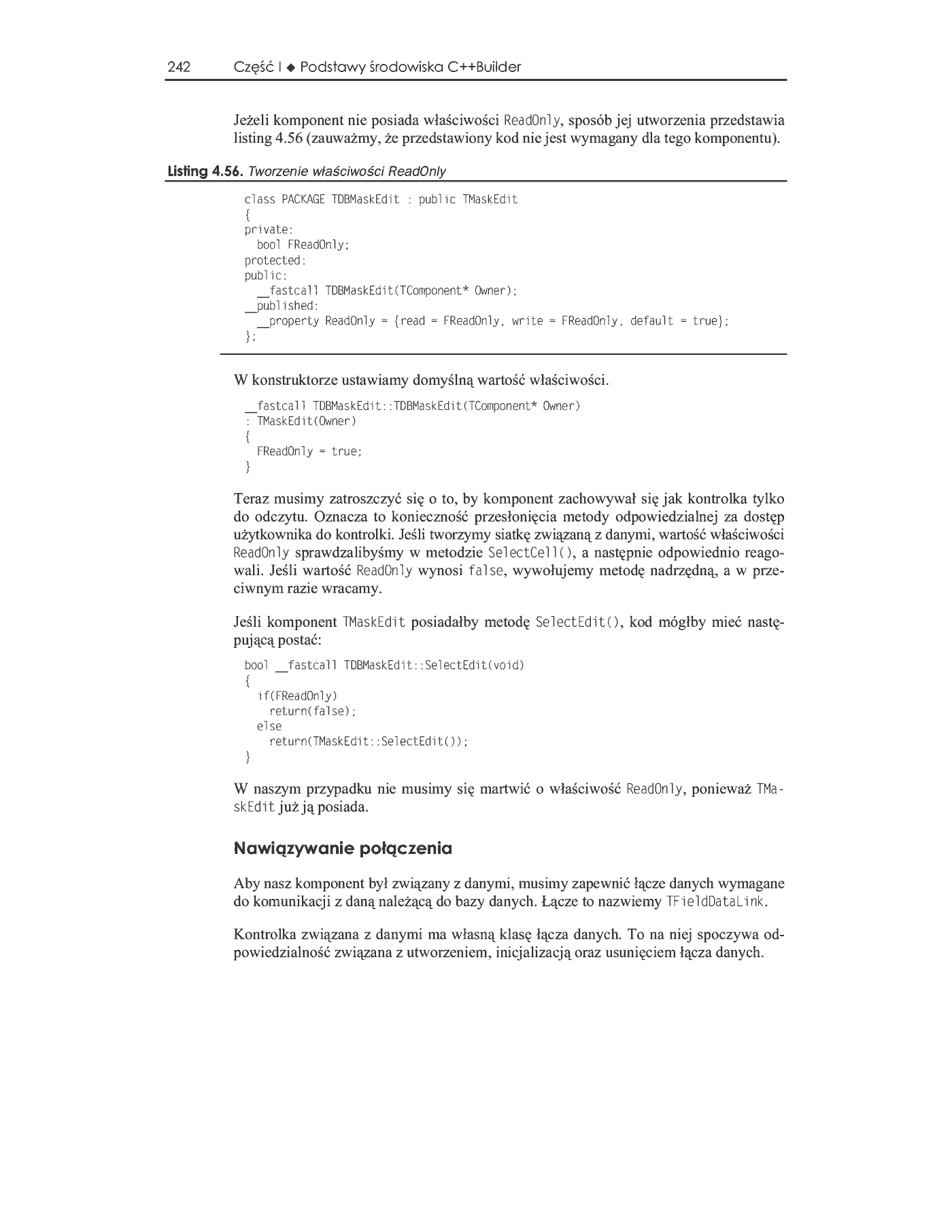 Fragment „C++ Builder 6. Vademecum profesjonalisty” — strona 73 z 100