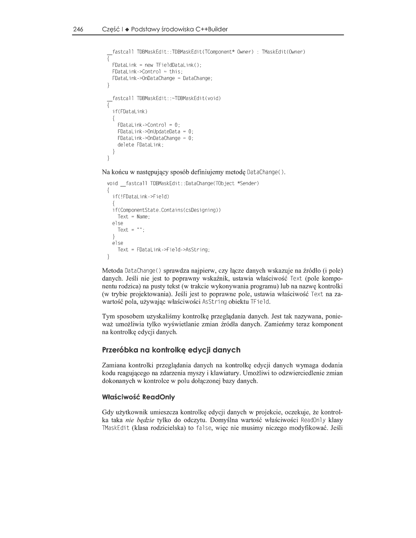 Fragment „C++ Builder 6. Vademecum profesjonalisty” — strona 77 z 100