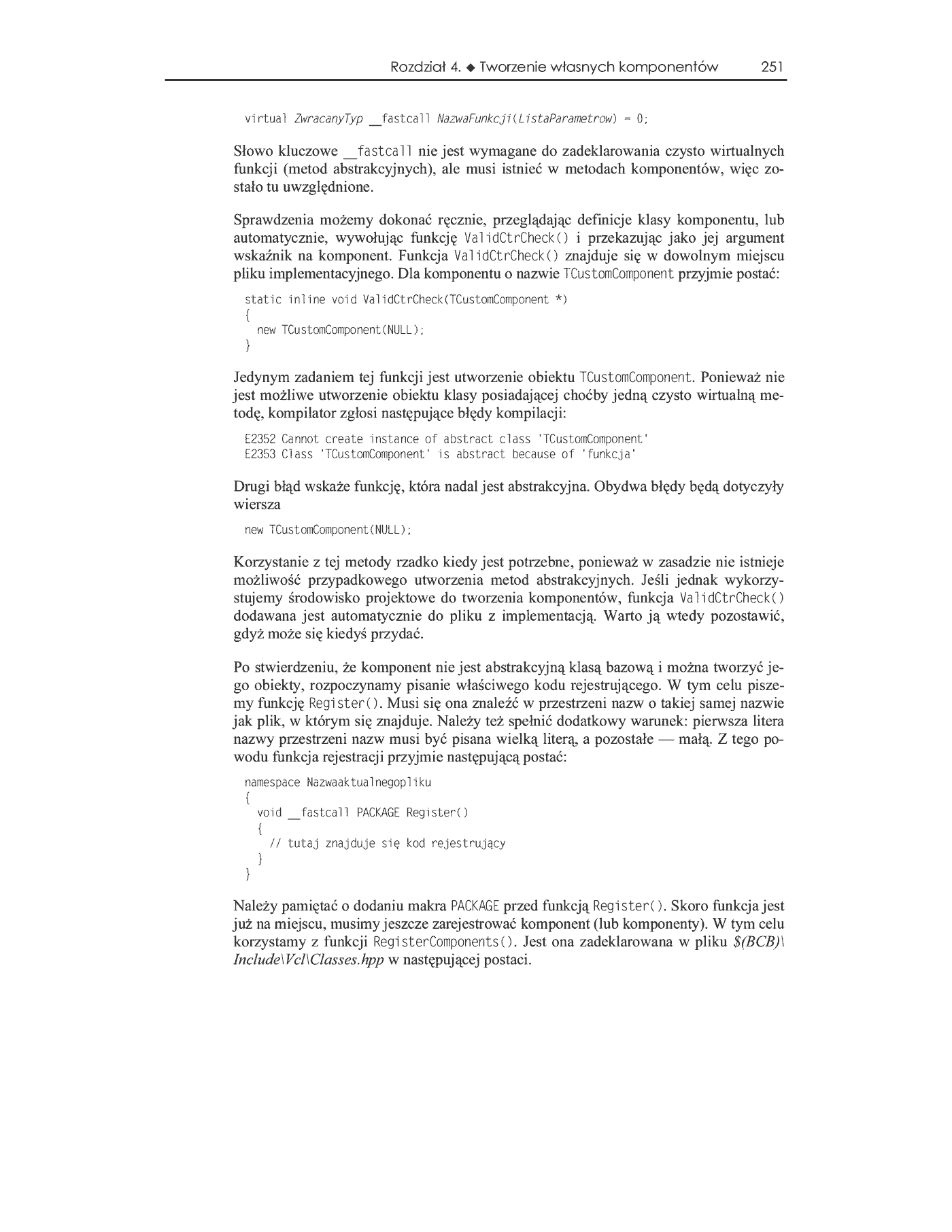 Fragment „C++ Builder 6. Vademecum profesjonalisty” — strona 82 z 100