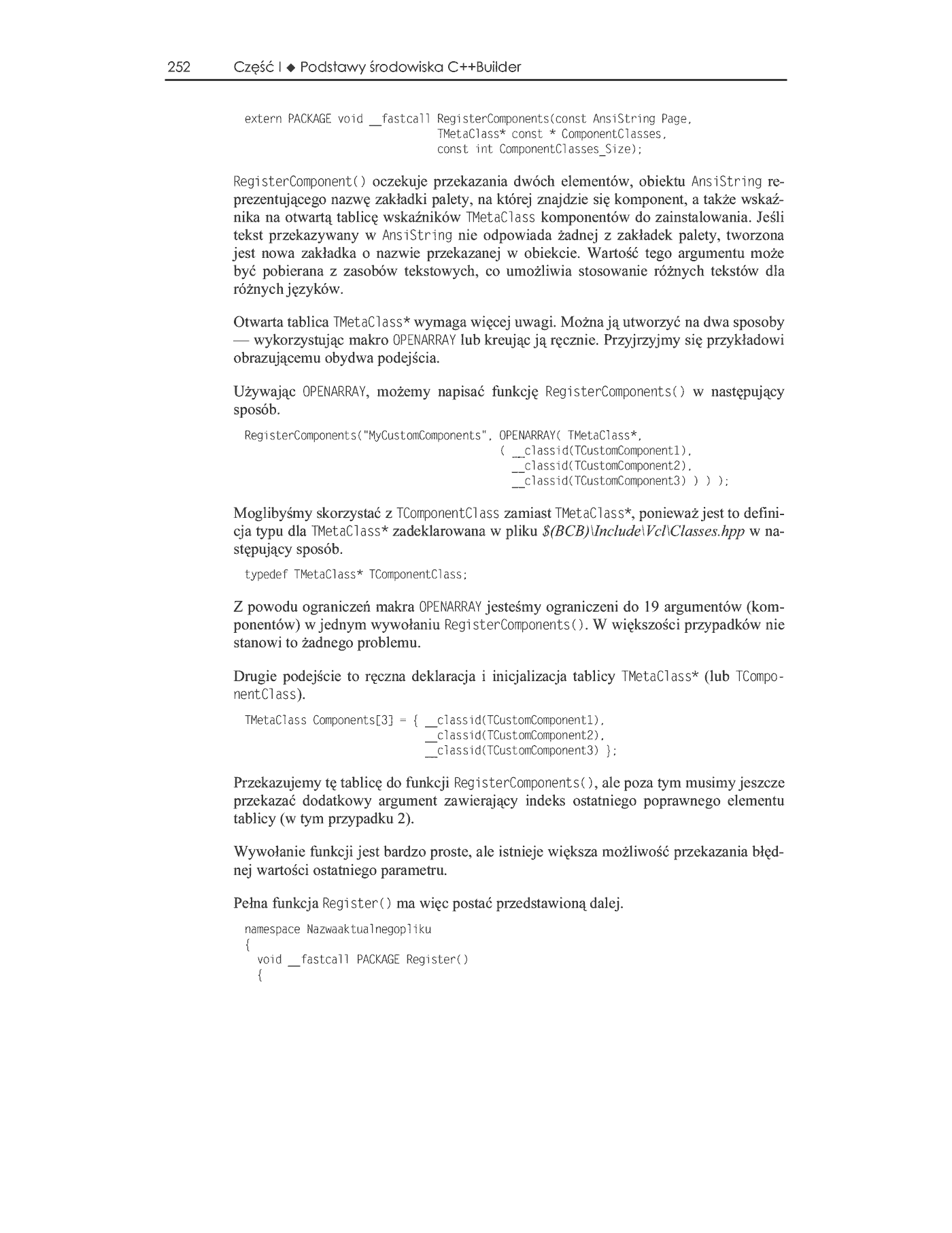 Fragment „C++ Builder 6. Vademecum profesjonalisty” — strona 83 z 100