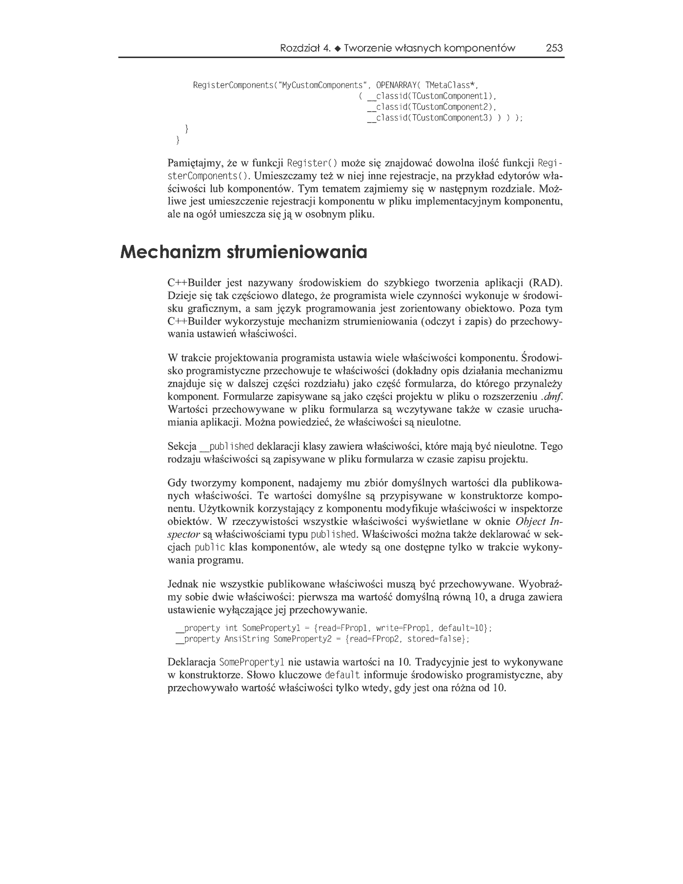 Fragment „C++ Builder 6. Vademecum profesjonalisty” — strona 84 z 100