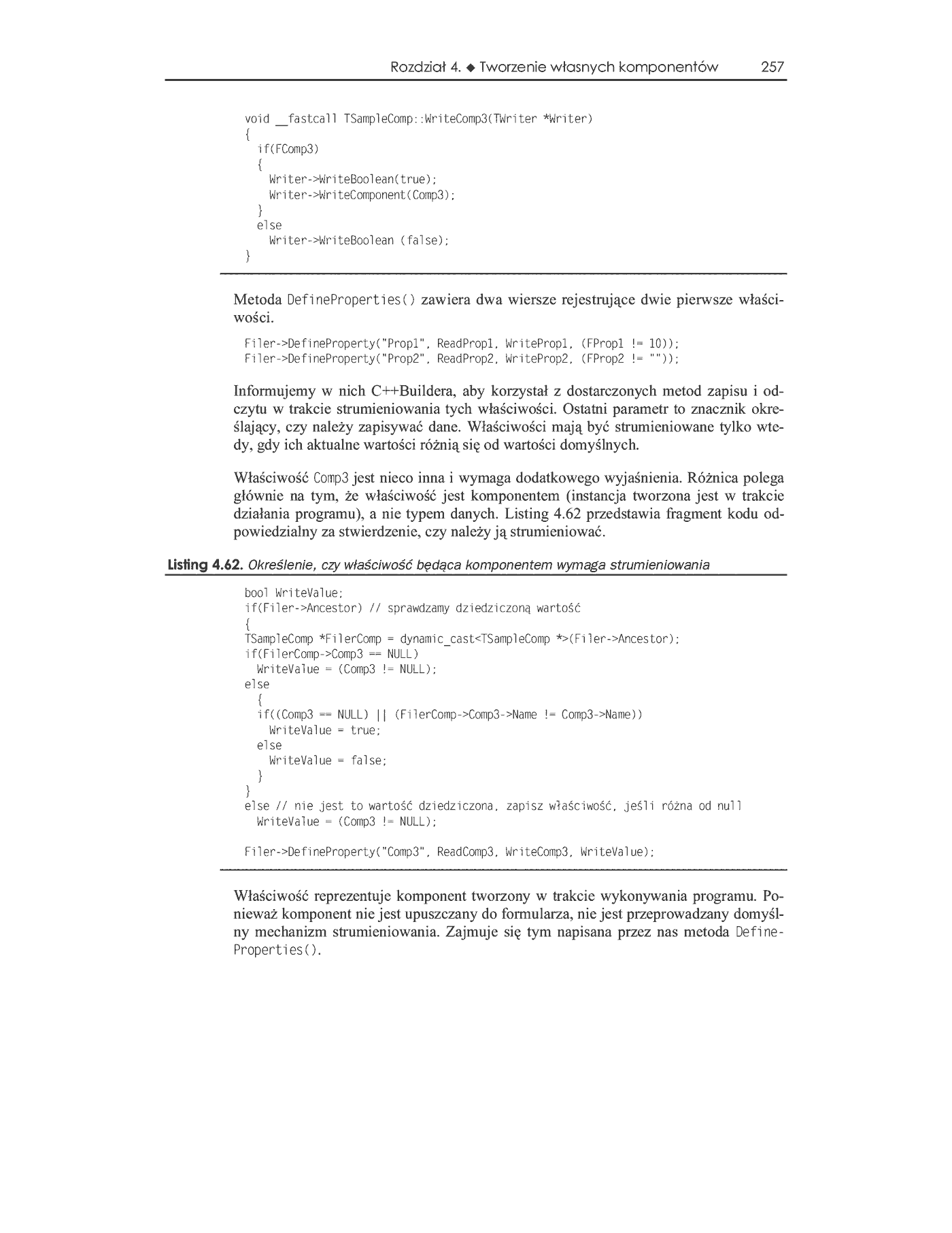 Fragment „C++ Builder 6. Vademecum profesjonalisty” — strona 88 z 100
