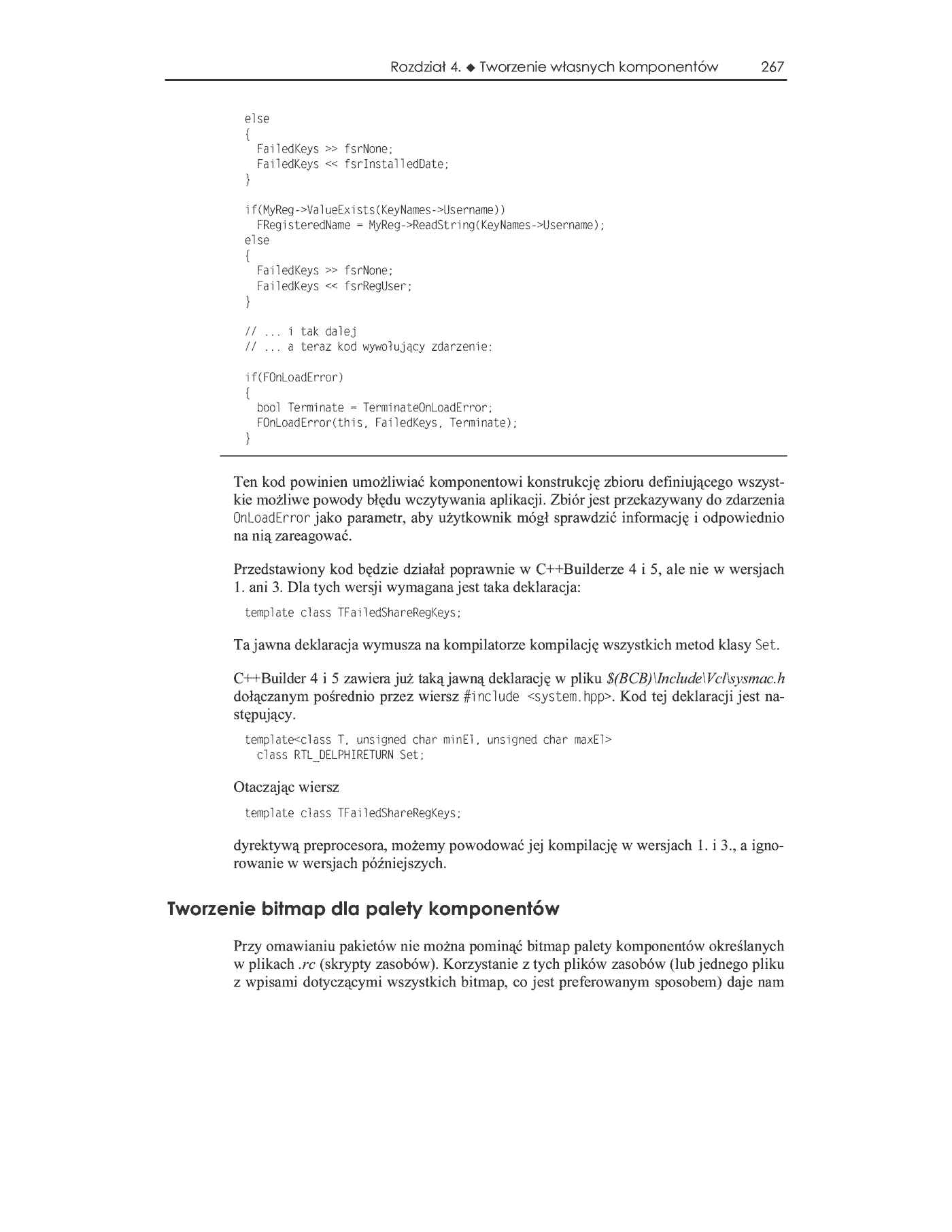 Fragment „C++ Builder 6. Vademecum profesjonalisty” — strona 98 z 100