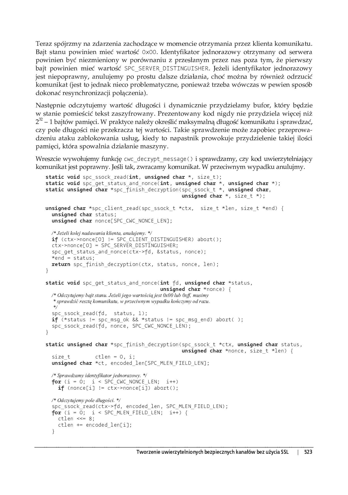 Fragment „C i C++. Bezpieczne programowanie. Receptury” — strona 48 z 51