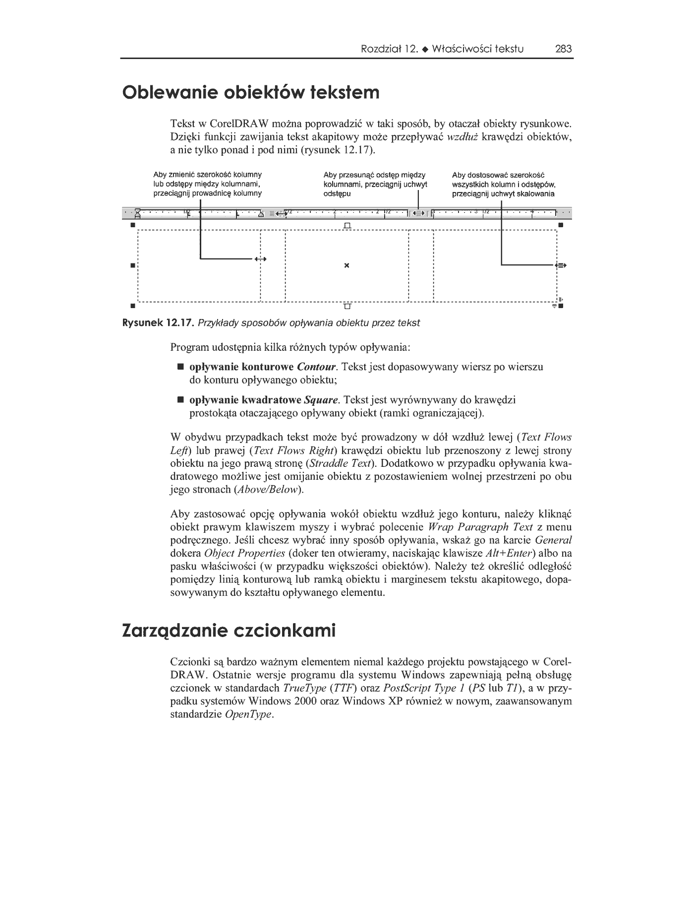 Fragment „CorelDRAW 12. Oficjalny podręcznik” — strona 38 z 41