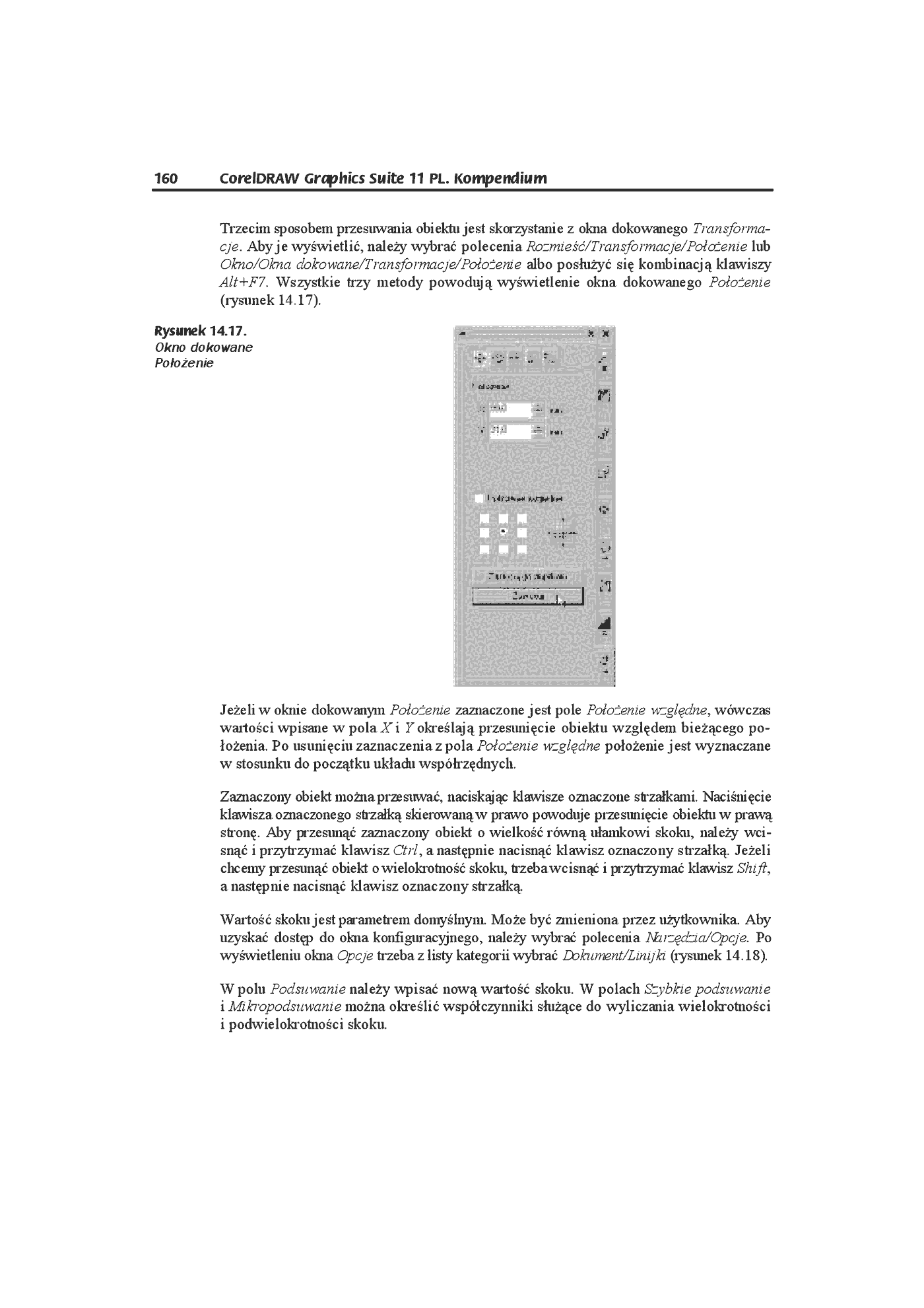 Fragment „CorelDRAW Graphics Suite 11 PL. Kompendium” — strona 14 z 17