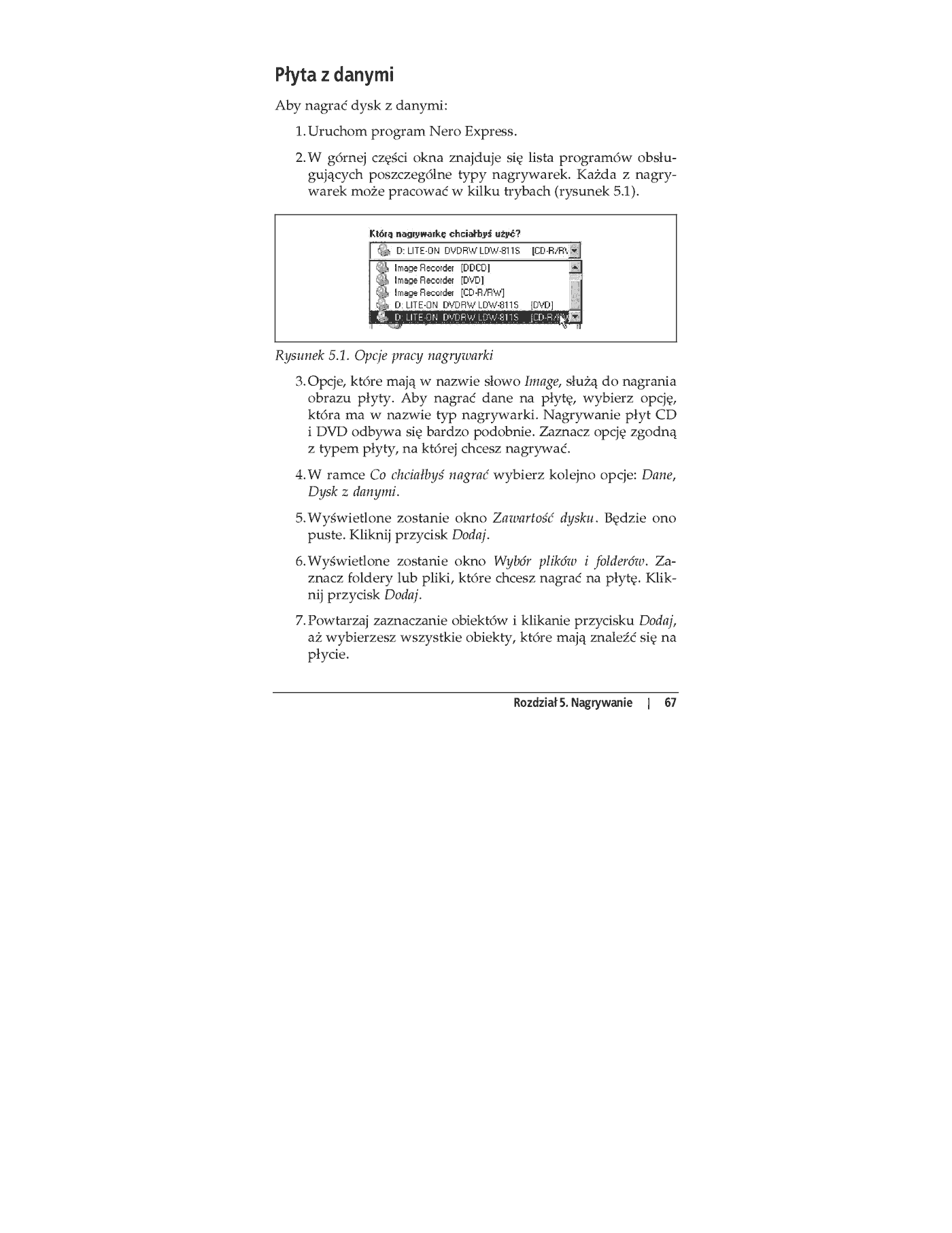 Fragment „Nagrywanie płyt CD i DVD. Leksykon kieszonkowy” — strona 5 z 21