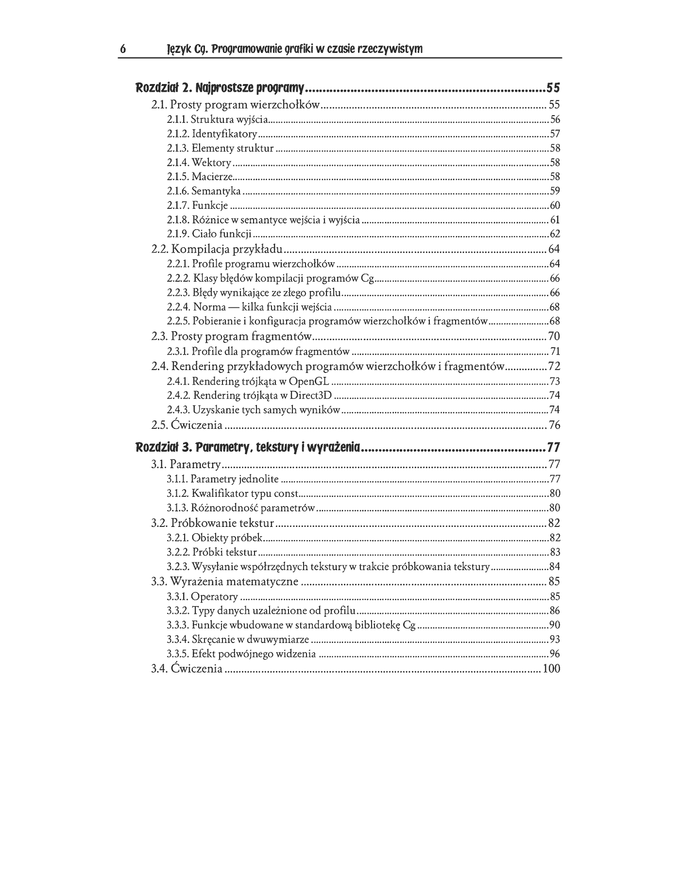 Fragment „Język Cg. Programowanie grafiki w czasie rzeczywistym” — strona 3 z 45