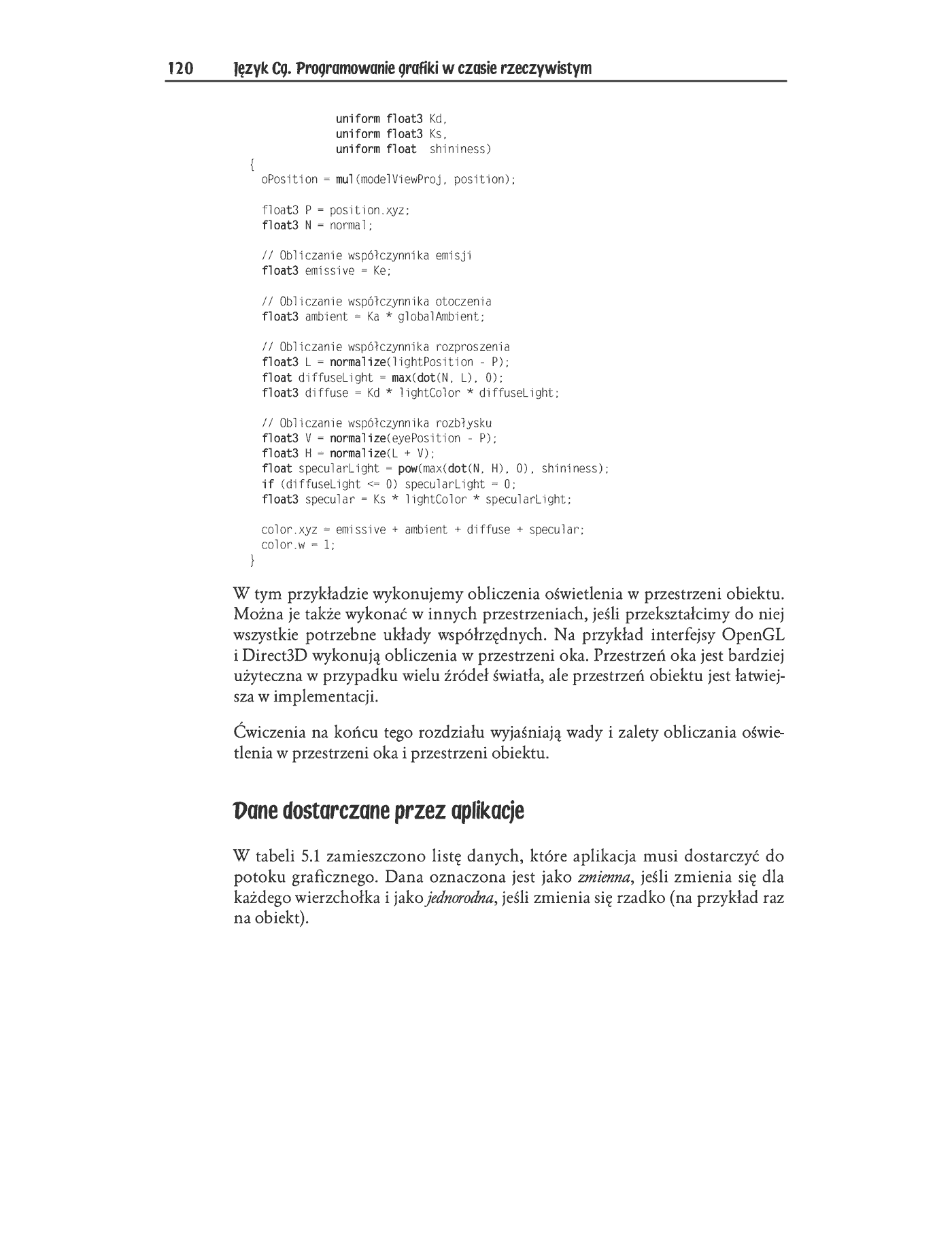 Fragment „Język Cg. Programowanie grafiki w czasie rzeczywistym” — strona 18 z 45