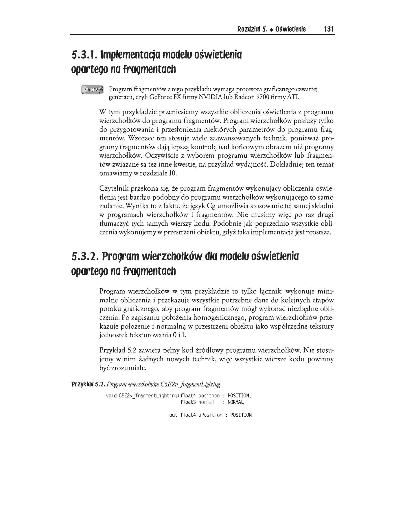 Fragment „Język Cg. Programowanie grafiki w czasie rzeczywistym” — strona 29 z 45