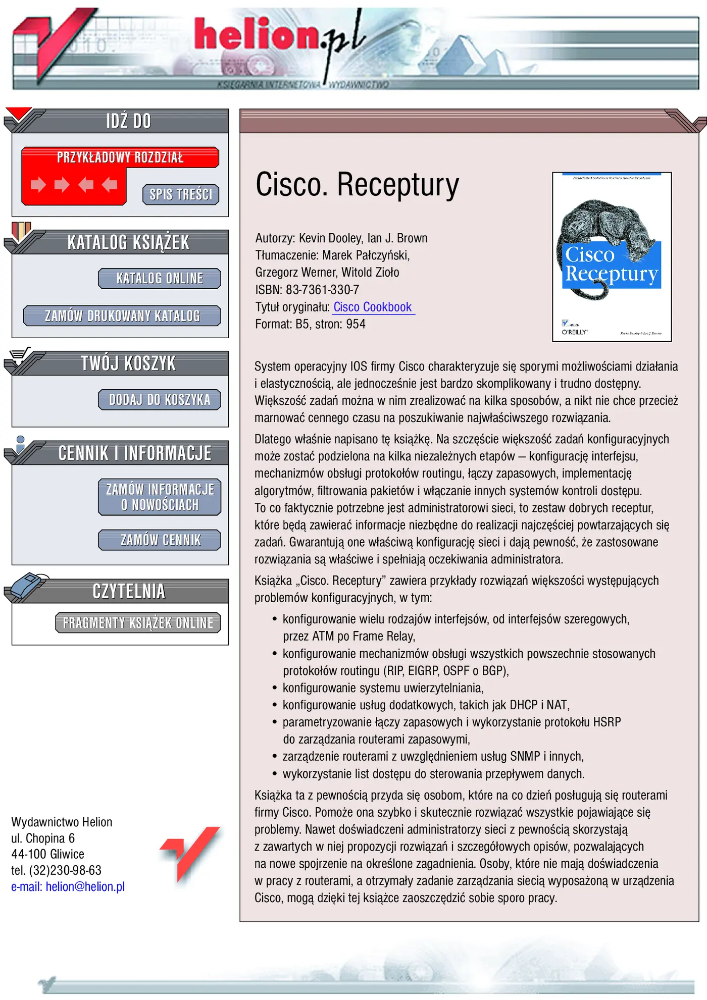 Fragment „Cisco. Receptury” — strona 1 z 58