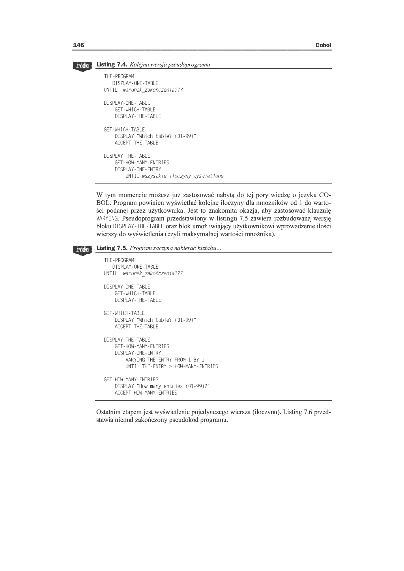 Fragment „COBOL” — strona 13 z 29