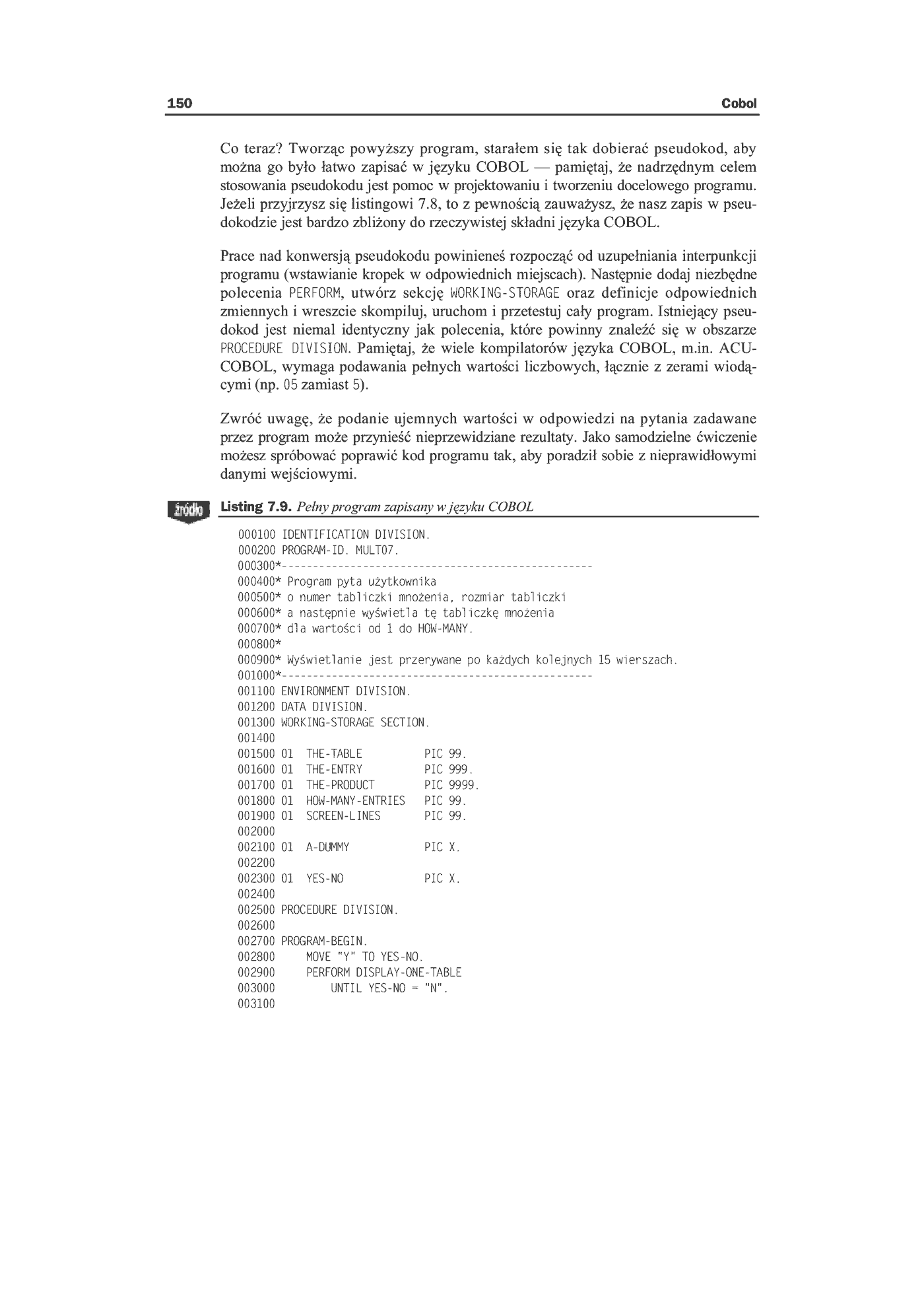 Fragment „COBOL” — strona 17 z 29