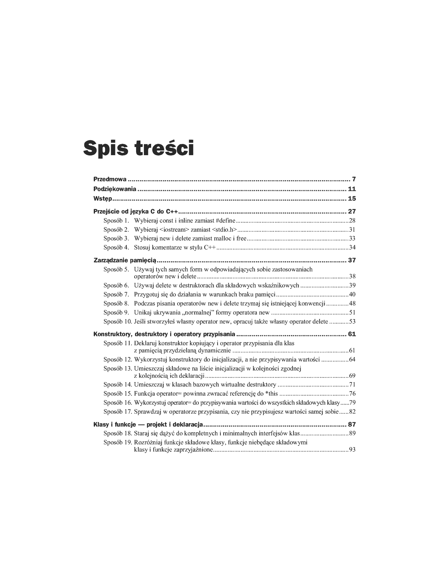 Fragment „C++. 50 efektywnych sposobów na udoskonalenie Twoich programów” — strona 2 z 59