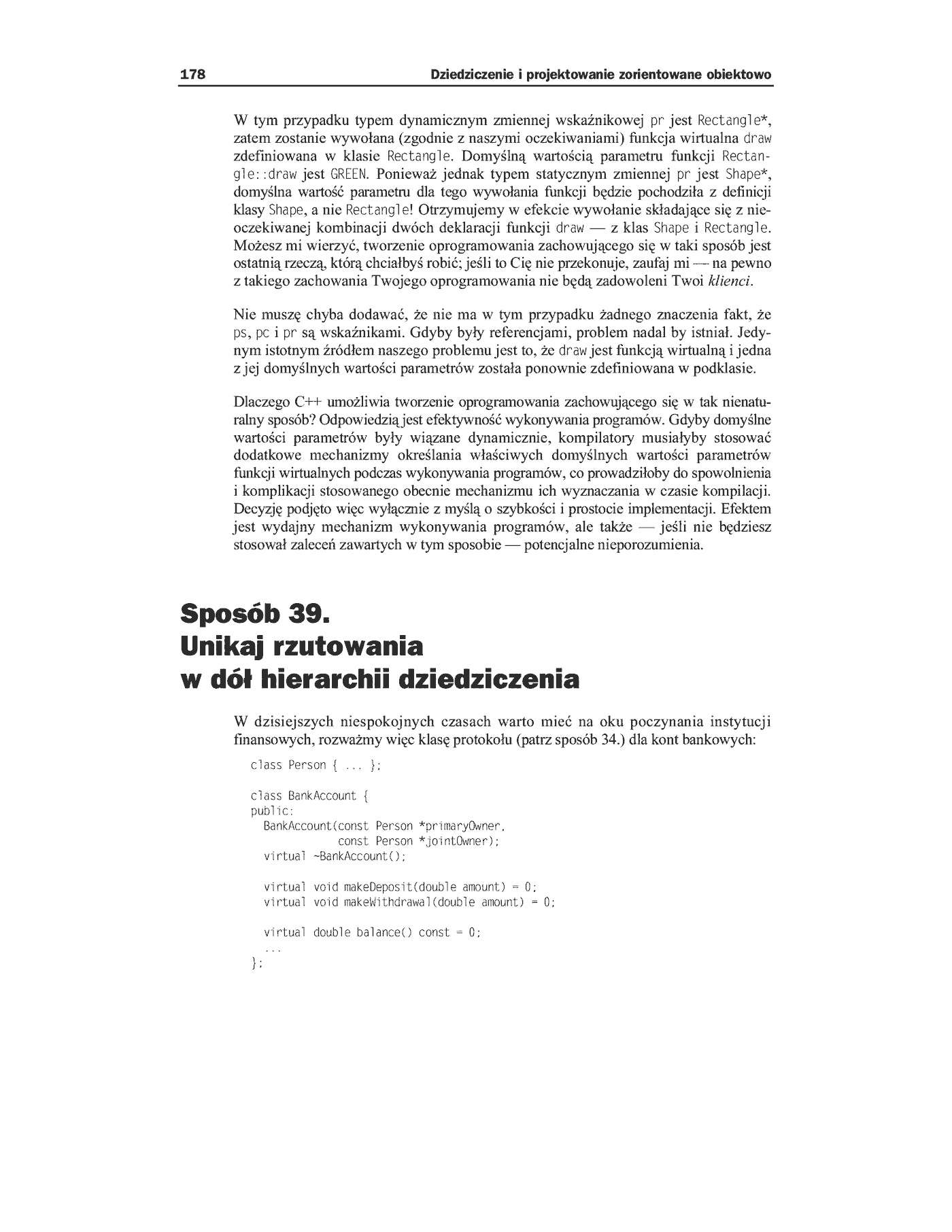 Fragment „C++. 50 efektywnych sposobów na udoskonalenie Twoich programów” — strona 23 z 59