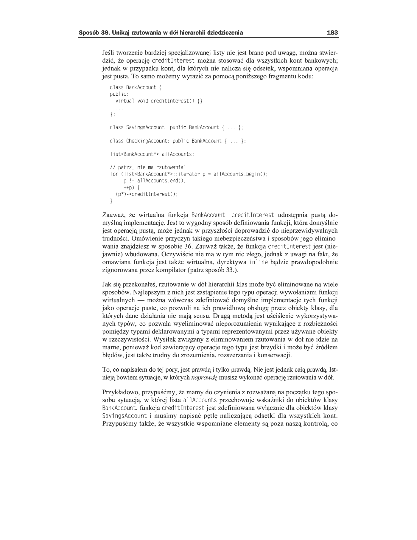 Fragment „C++. 50 efektywnych sposobów na udoskonalenie Twoich programów” — strona 28 z 59