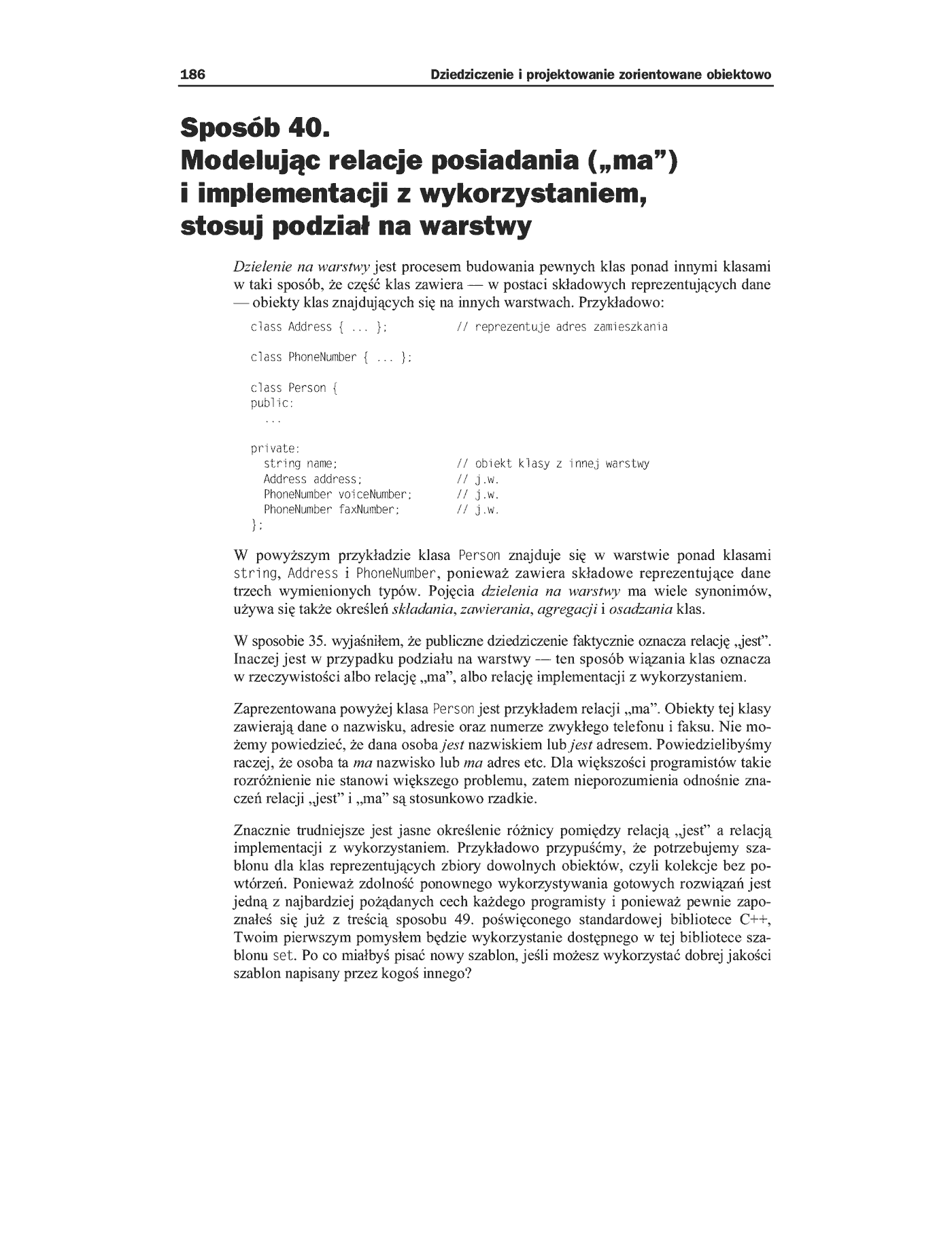 Fragment „C++. 50 efektywnych sposobów na udoskonalenie Twoich programów” — strona 31 z 59