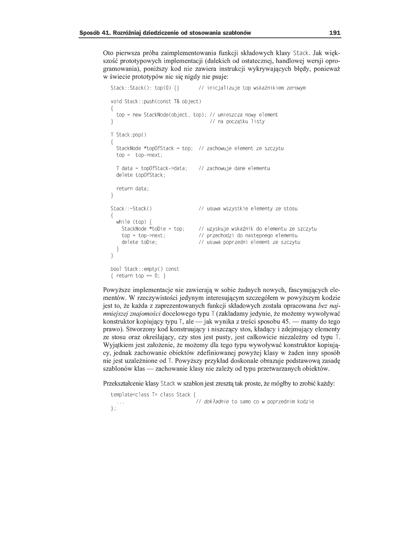 Fragment „C++. 50 efektywnych sposobów na udoskonalenie Twoich programów” — strona 36 z 59