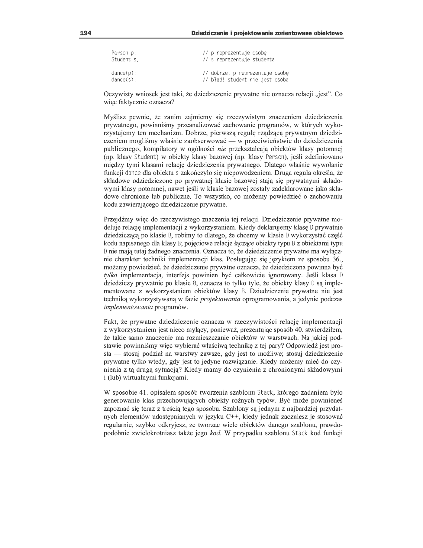 Fragment „C++. 50 efektywnych sposobów na udoskonalenie Twoich programów” — strona 39 z 59