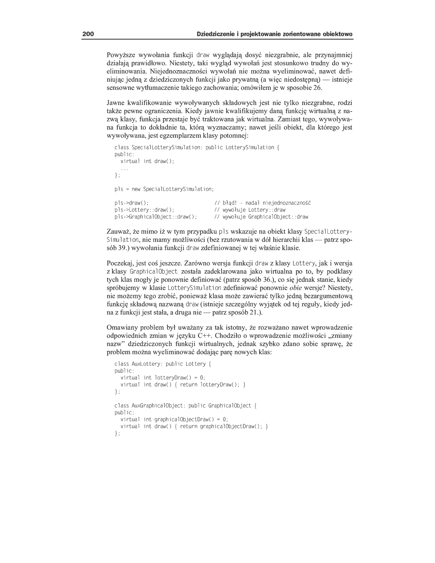 Fragment „C++. 50 efektywnych sposobów na udoskonalenie Twoich programów” — strona 45 z 59