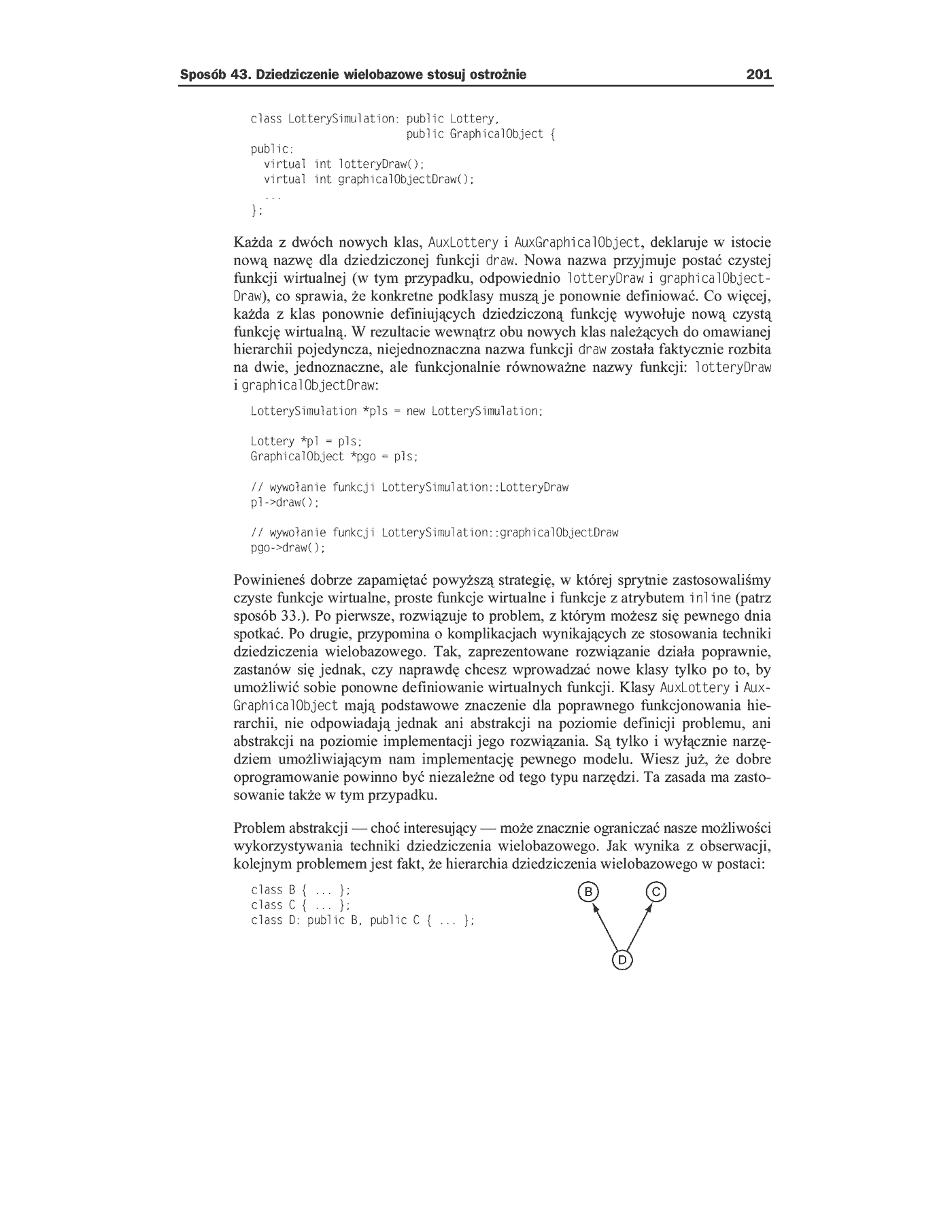 Fragment „C++. 50 efektywnych sposobów na udoskonalenie Twoich programów” — strona 46 z 59