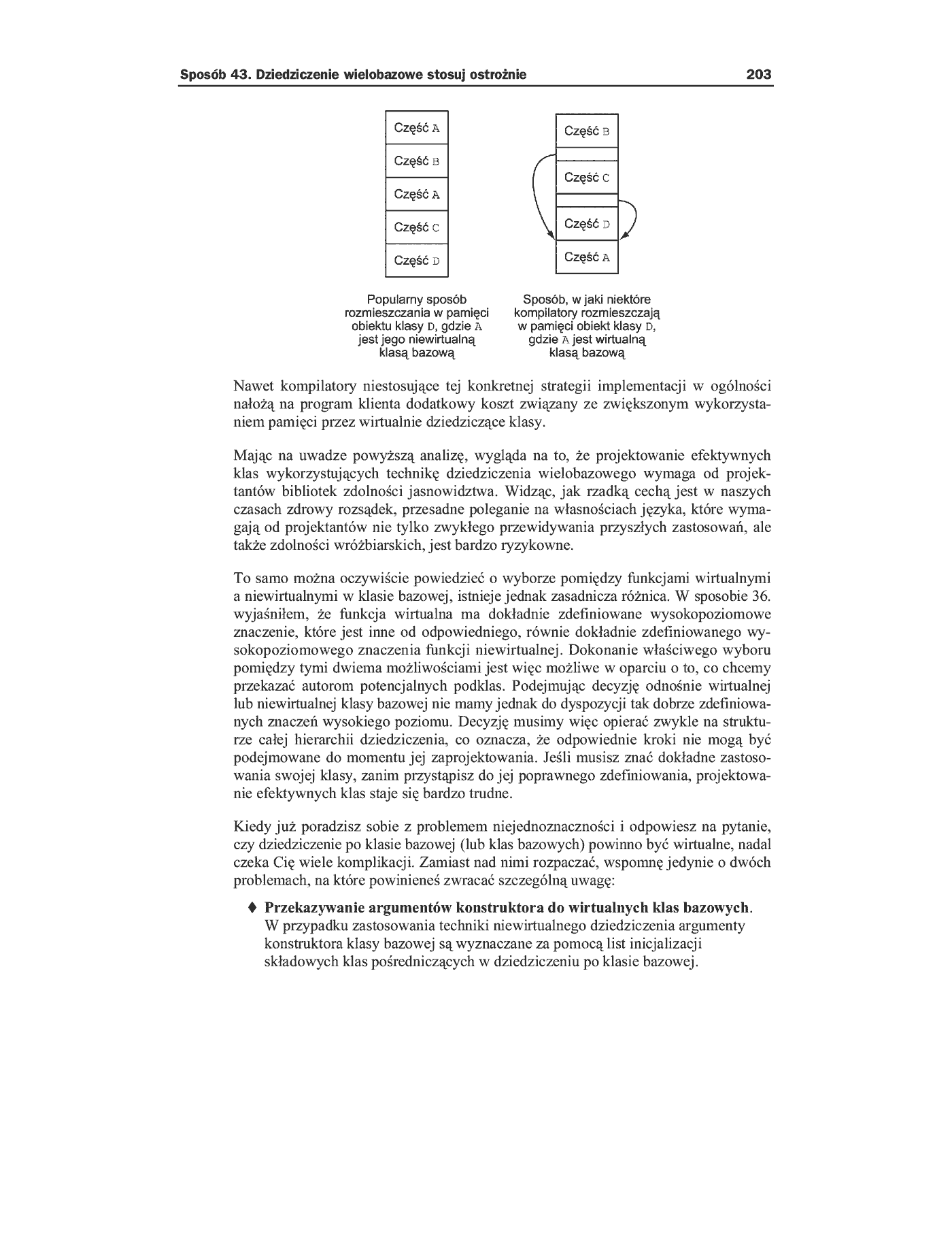 Fragment „C++. 50 efektywnych sposobów na udoskonalenie Twoich programów” — strona 48 z 59