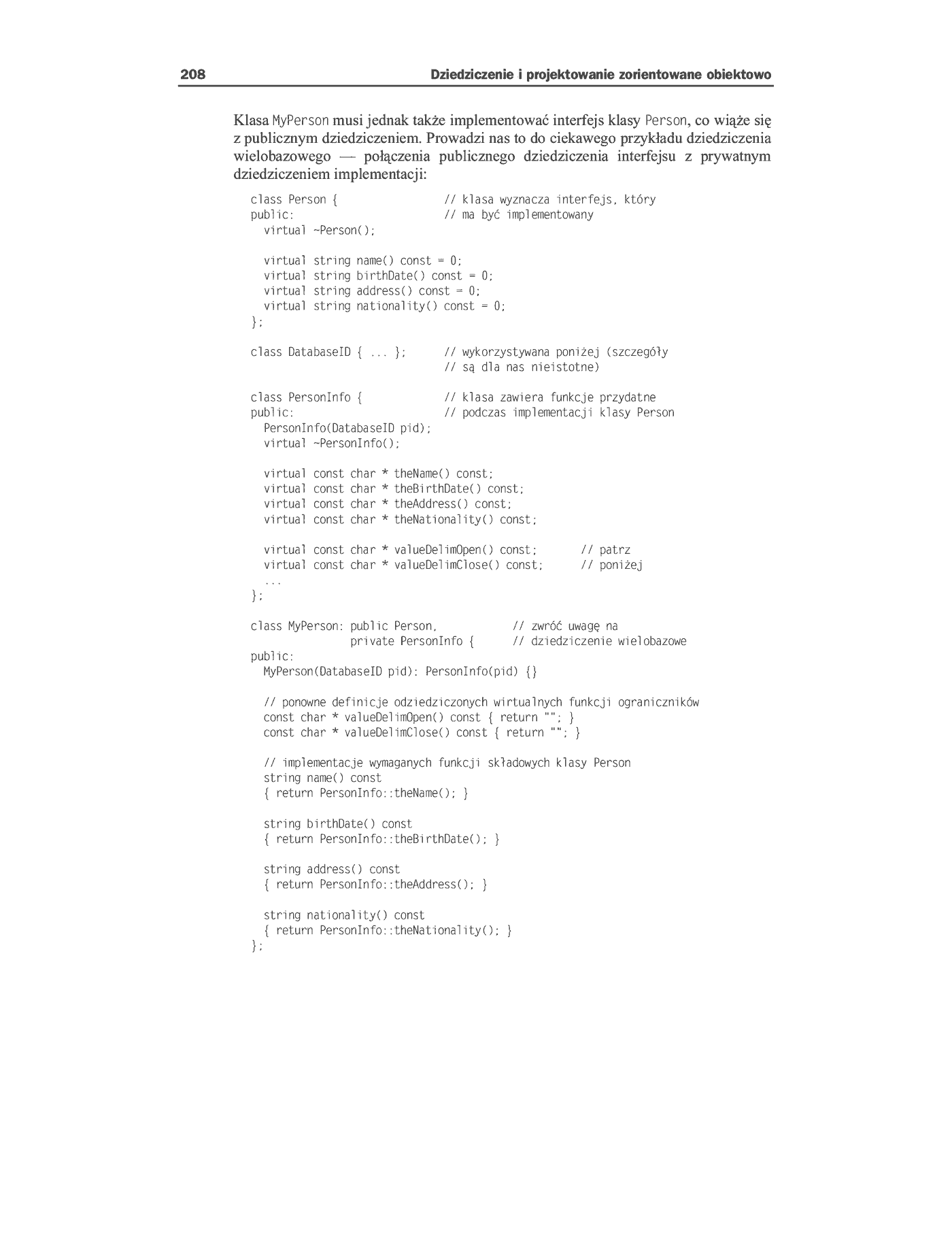 Fragment „C++. 50 efektywnych sposobów na udoskonalenie Twoich programów” — strona 53 z 59