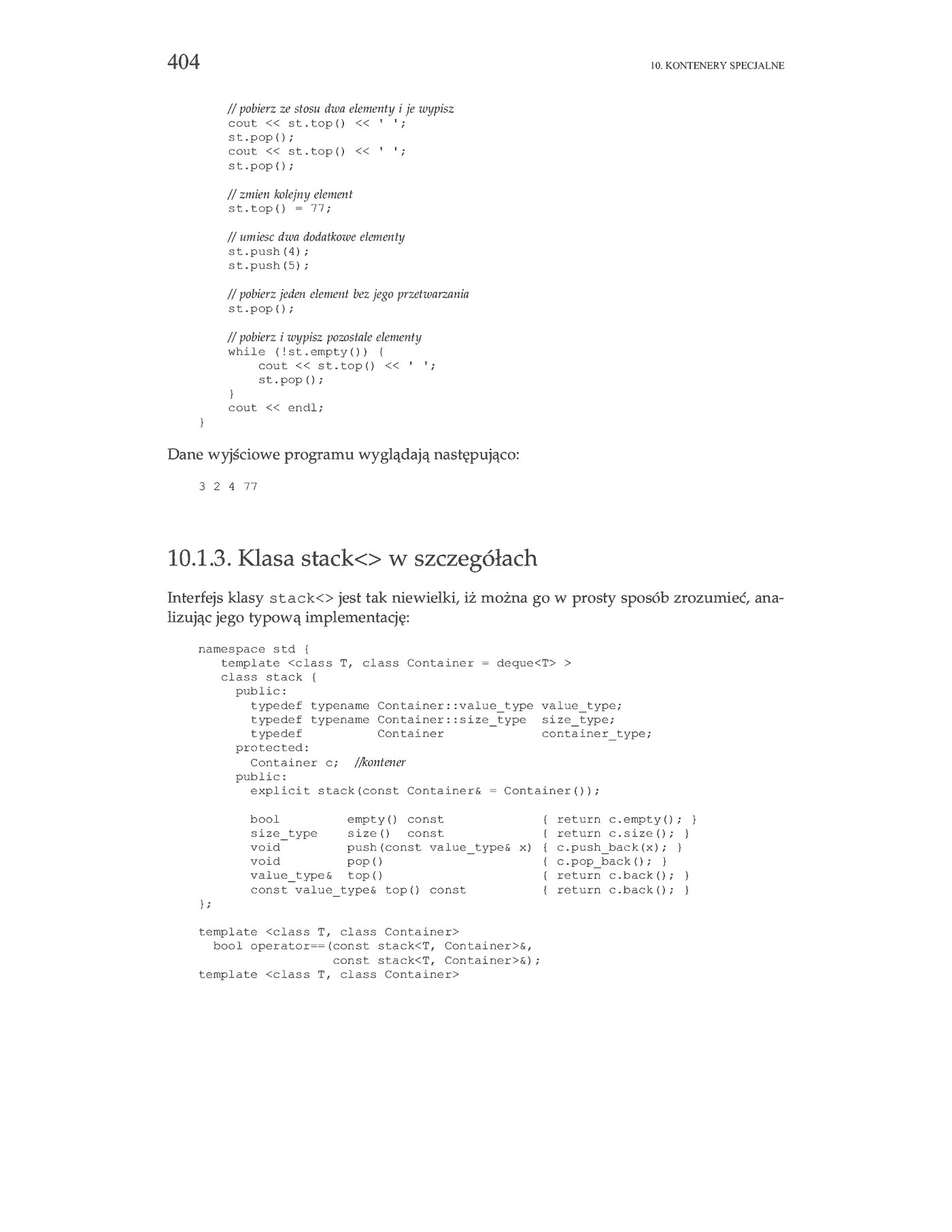 Fragment „C++. Biblioteka standardowa. Podręcznik programisty” — strona 14 z 40
