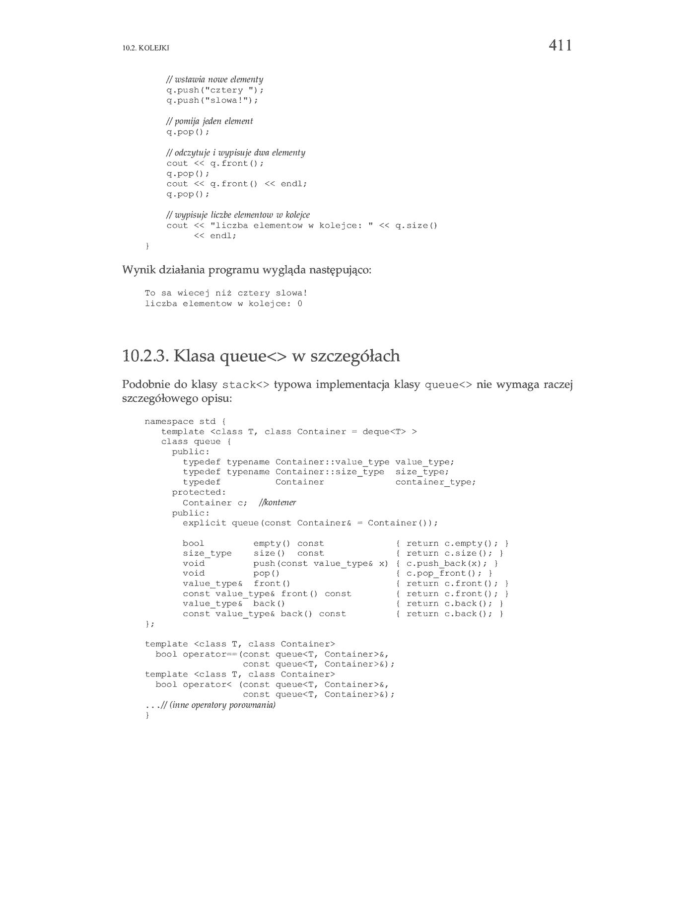 Fragment „C++. Biblioteka standardowa. Podręcznik programisty” — strona 21 z 40