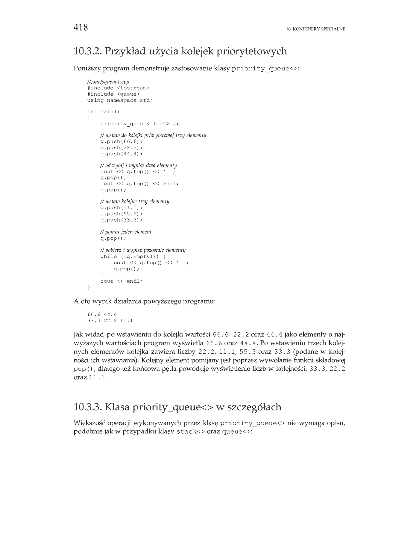 Fragment „C++. Biblioteka standardowa. Podręcznik programisty” — strona 28 z 40