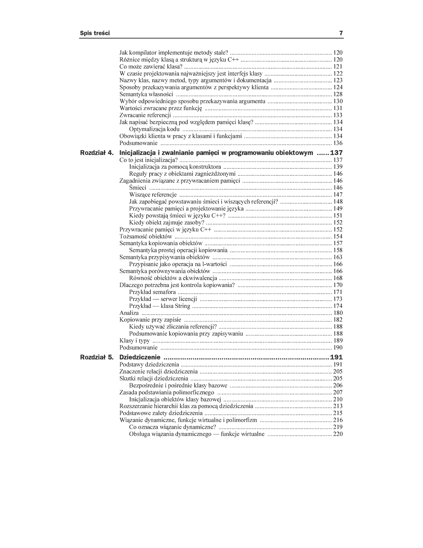 Fragment „Język C++. Efektywne programowanie obiektowe” — strona 4 z 35