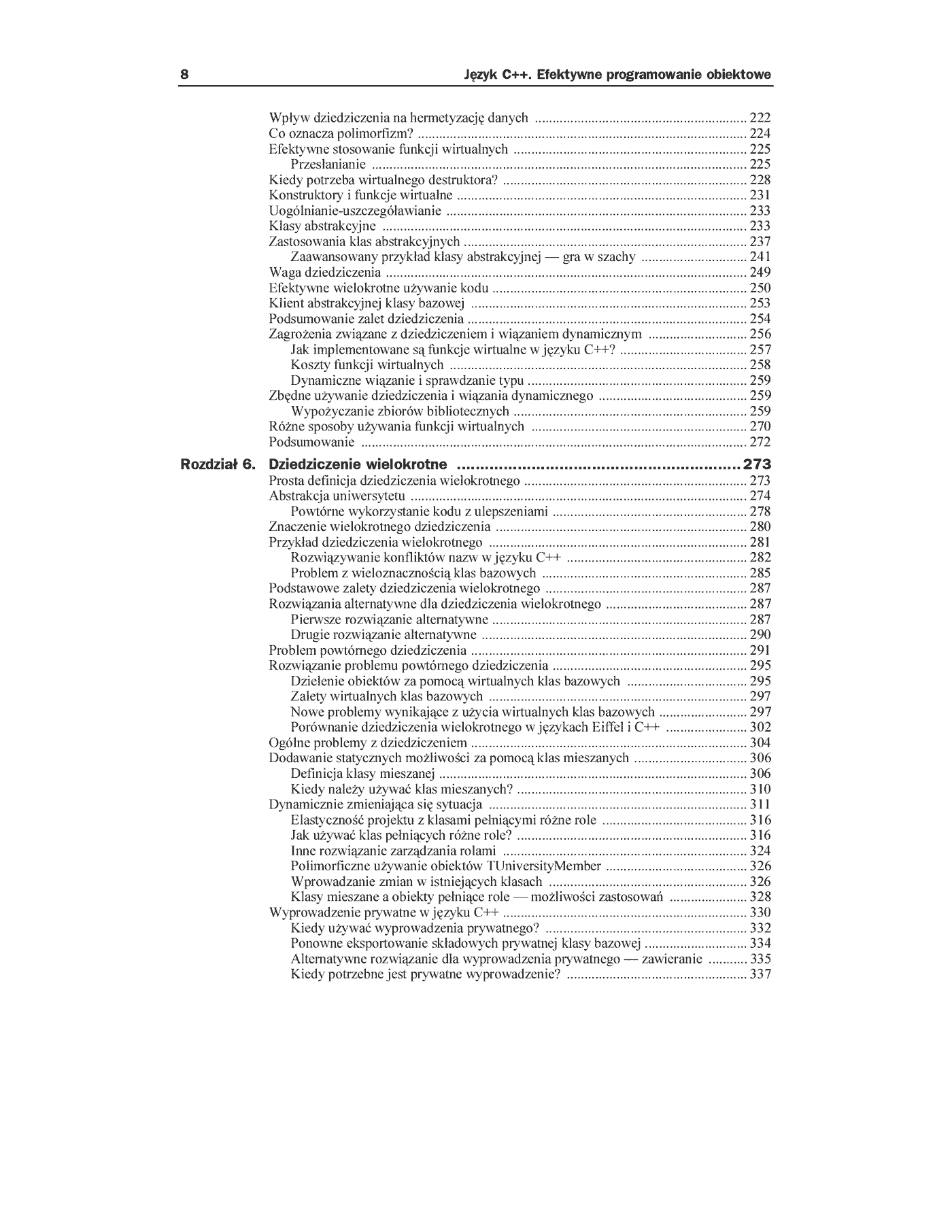 Fragment „Język C++. Efektywne programowanie obiektowe” — strona 5 z 35