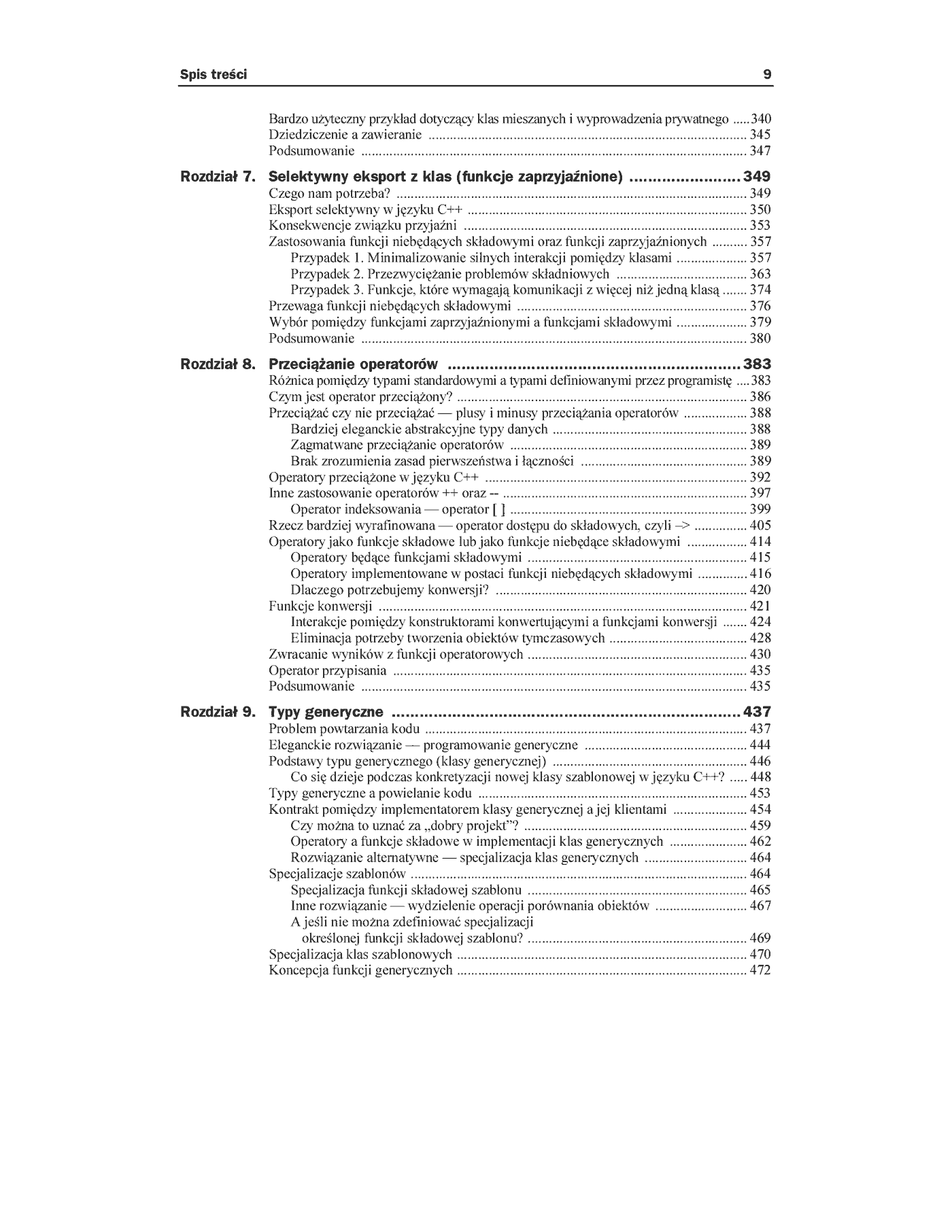 Fragment „Język C++. Efektywne programowanie obiektowe” — strona 6 z 35