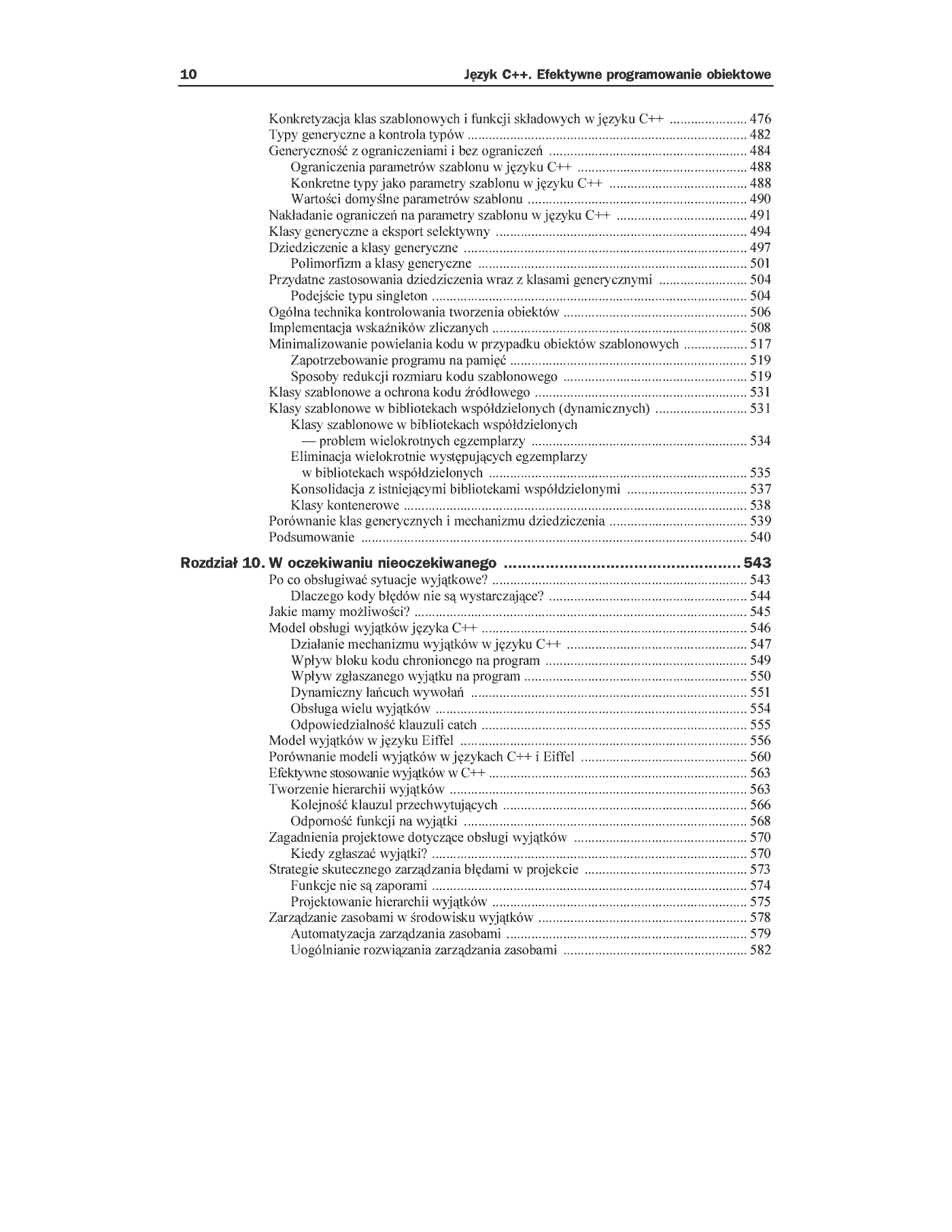 Fragment „Język C++. Efektywne programowanie obiektowe” — strona 7 z 35