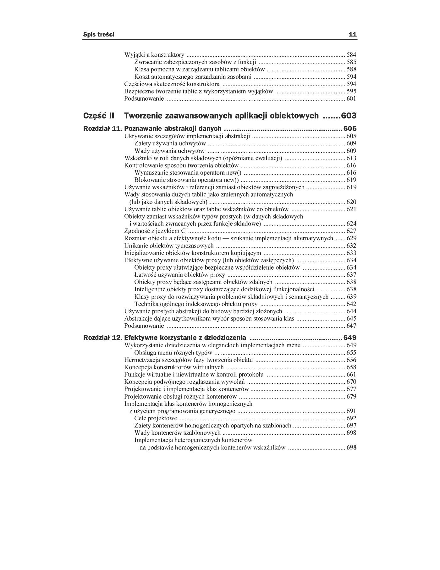 Fragment „Język C++. Efektywne programowanie obiektowe” — strona 8 z 35