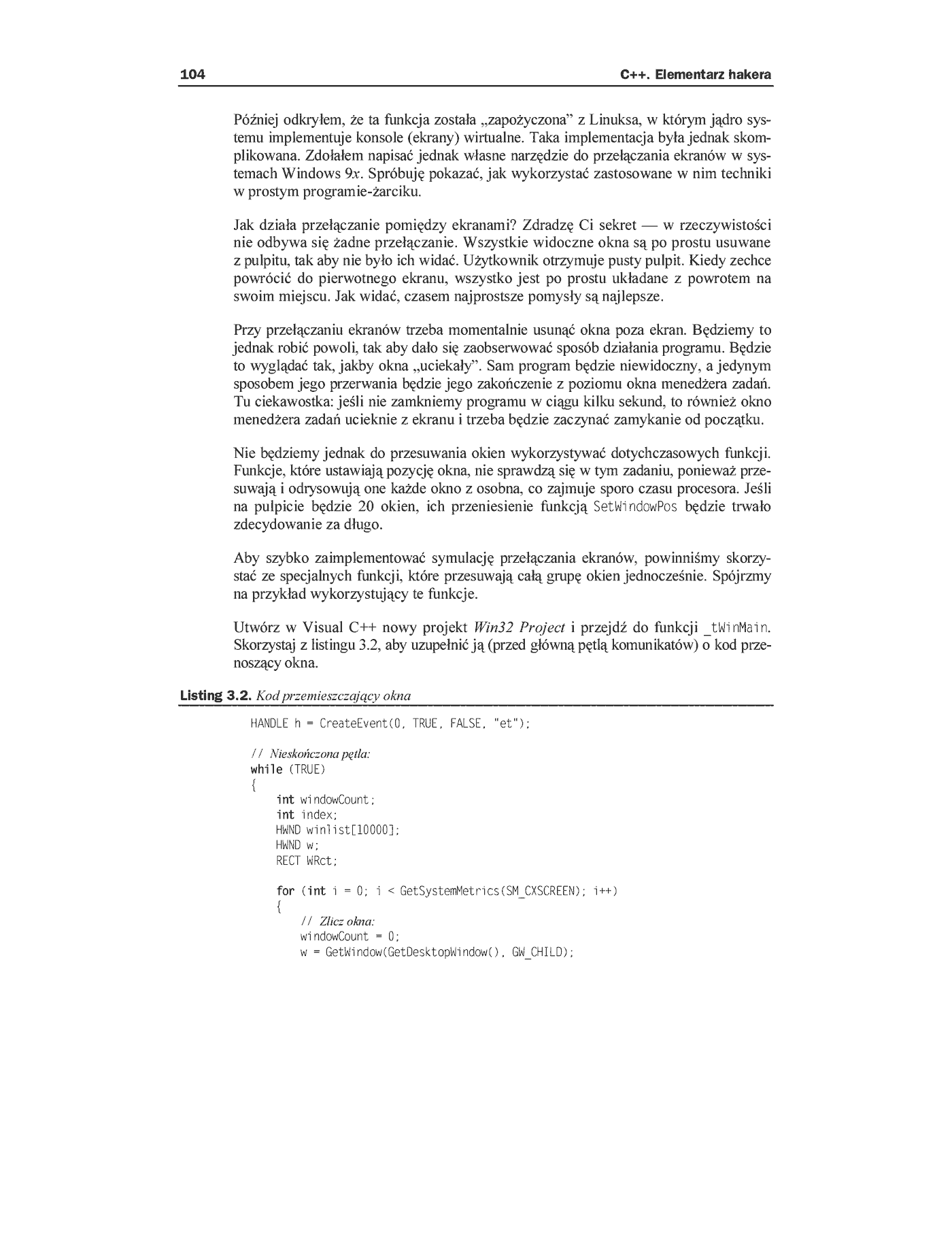 Fragment „C++. Elementarz hakera” — strona 12 z 45