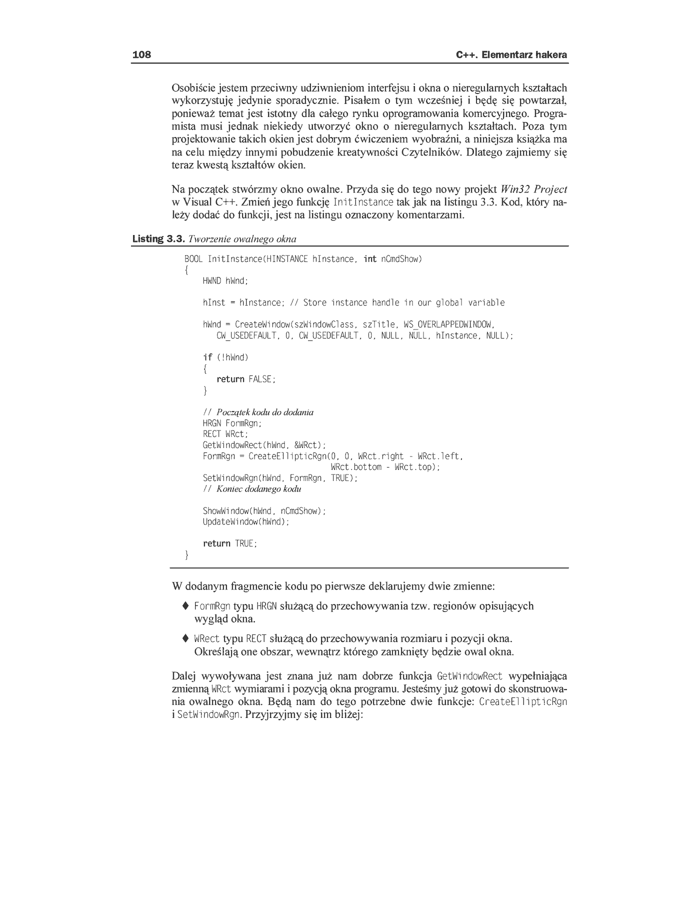 Fragment „C++. Elementarz hakera” — strona 16 z 45