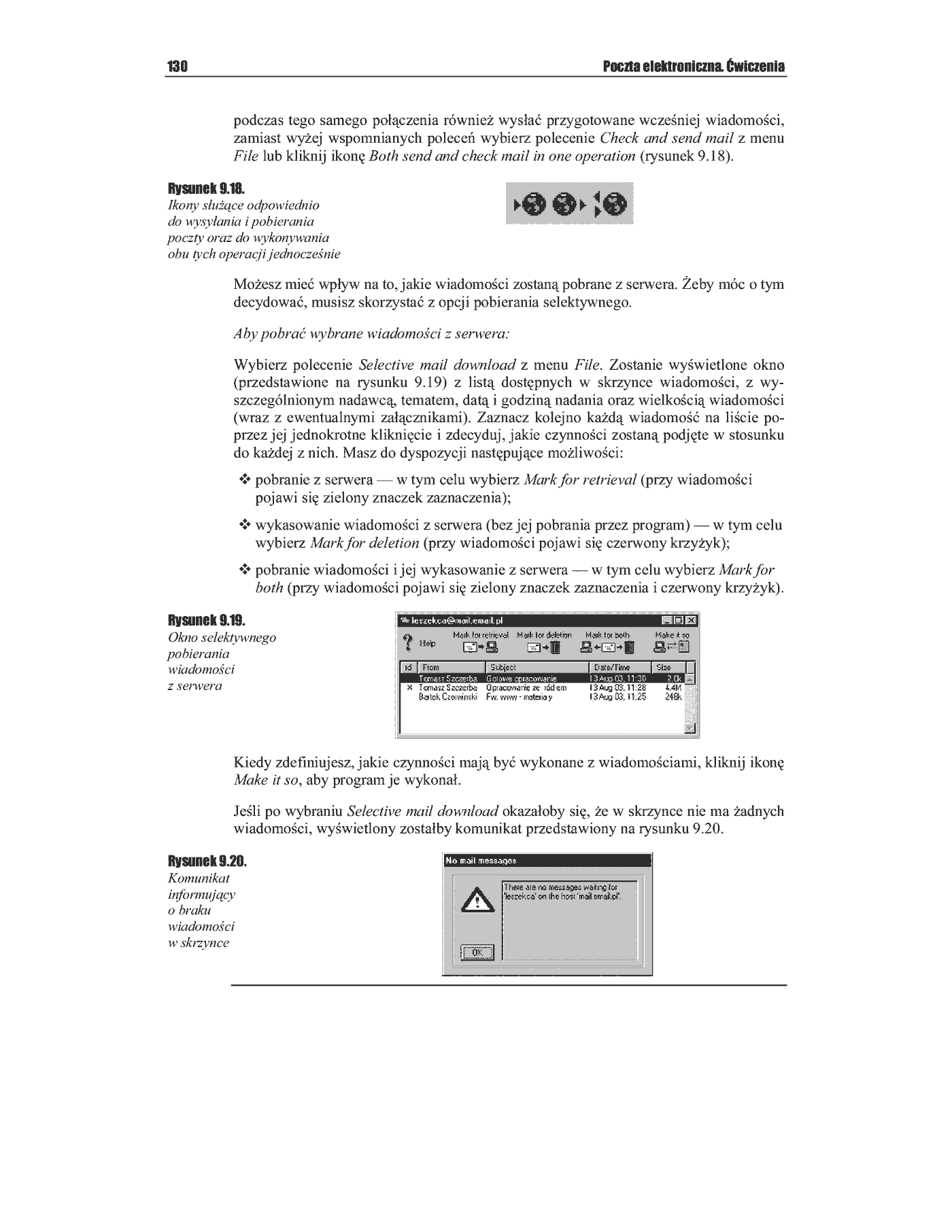 Fragment „Poczta elektroniczna. Ćwiczenia praktyczne” — strona 13 z 26