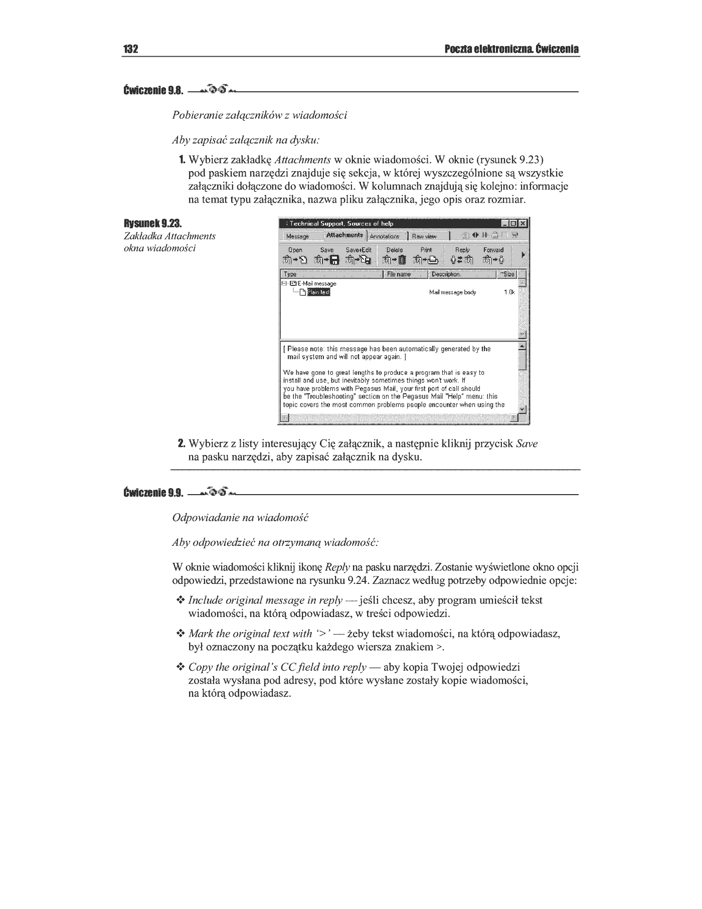 Fragment „Poczta elektroniczna. Ćwiczenia praktyczne” — strona 15 z 26