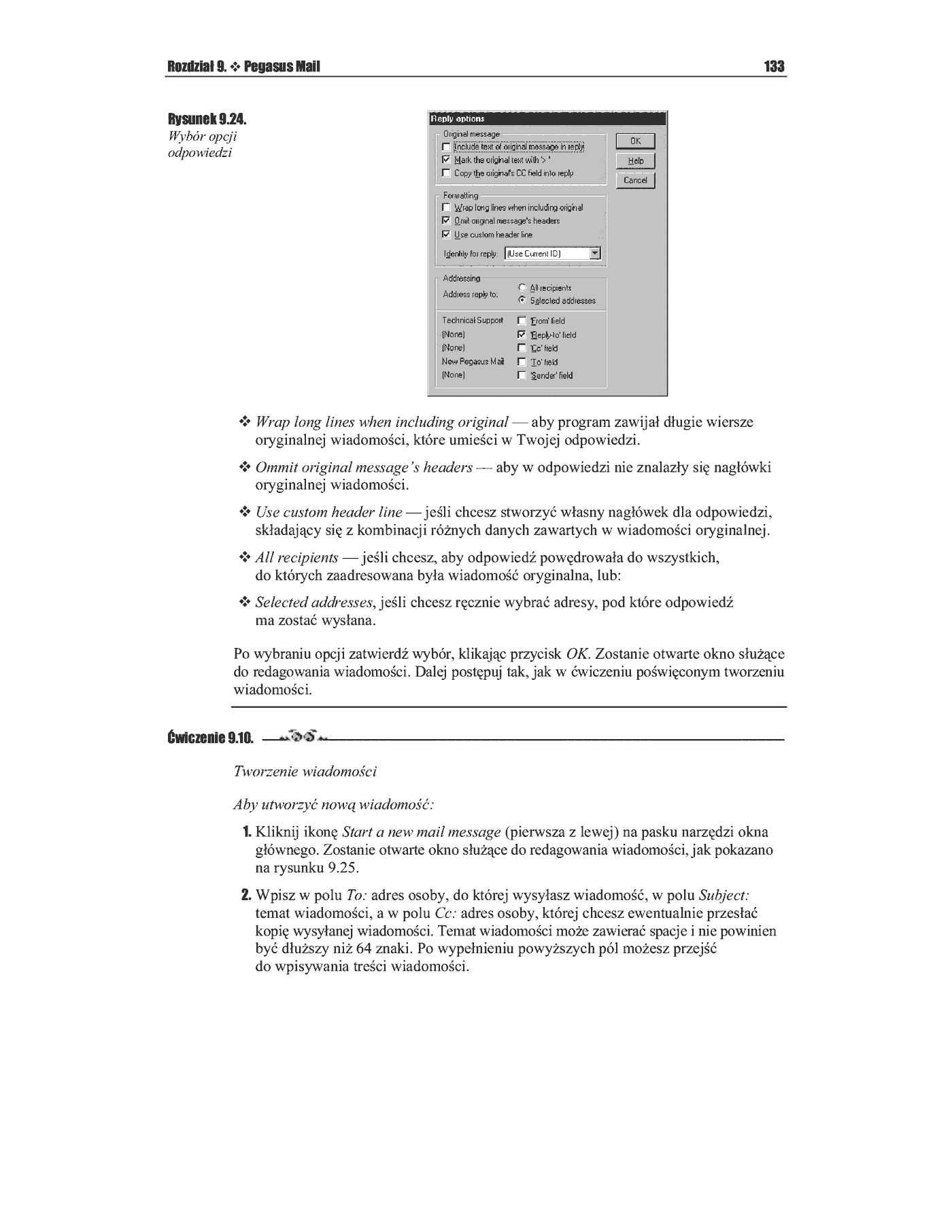 Fragment „Poczta elektroniczna. Ćwiczenia praktyczne” — strona 16 z 26