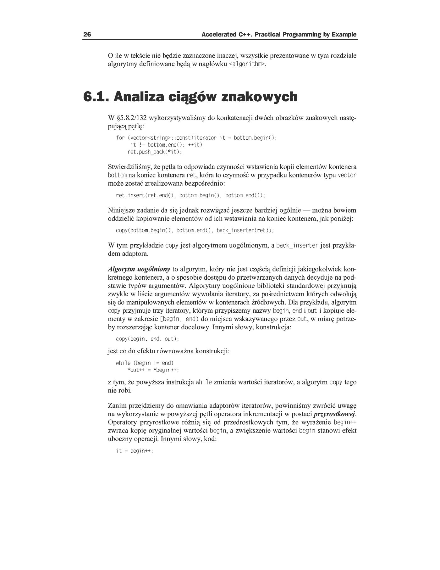 Fragment „C++. Potęga języka. Od przykładu do przykładu” — strona 6 z 31