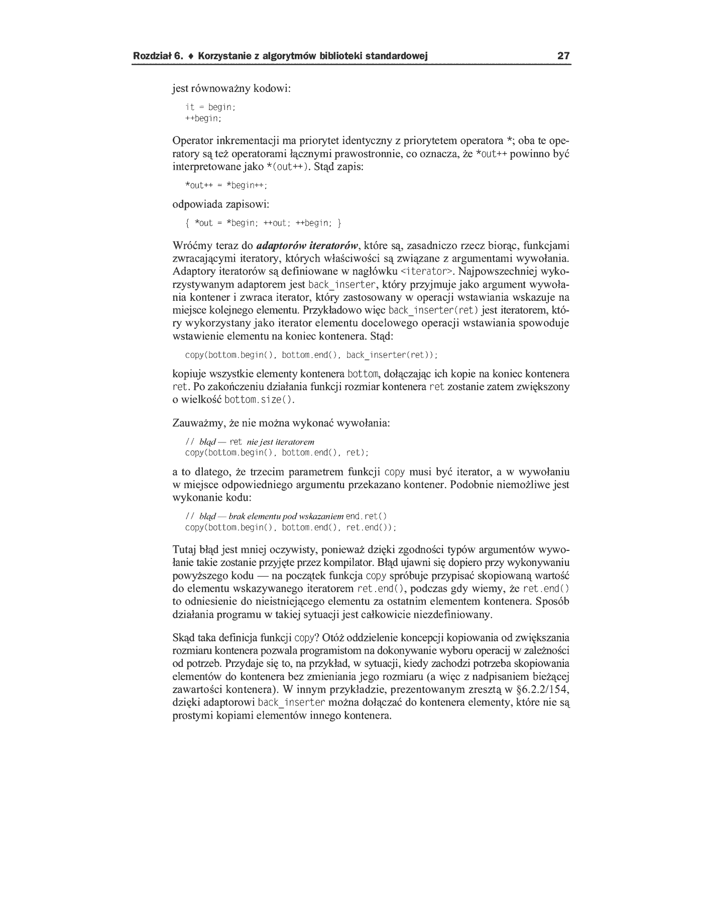 Fragment „C++. Potęga języka. Od przykładu do przykładu” — strona 7 z 31