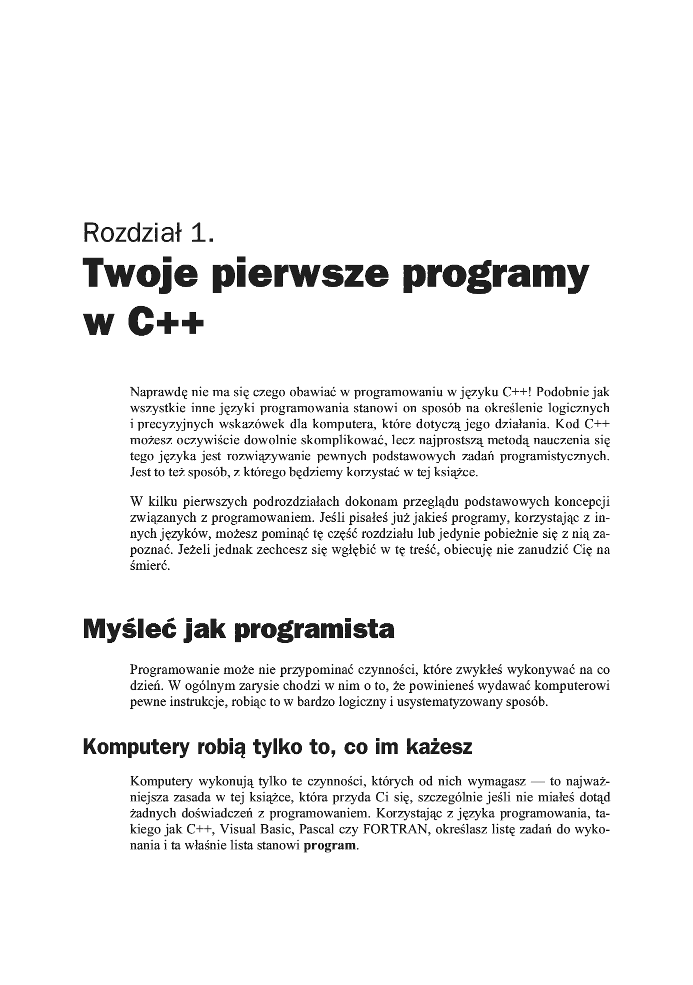 Fragment „C++ bez obaw” — strona 10 z 43