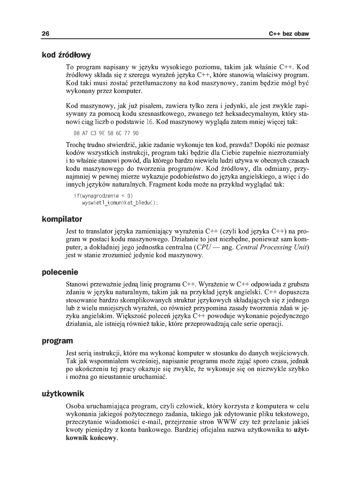 Fragment „C++ bez obaw” — strona 15 z 43